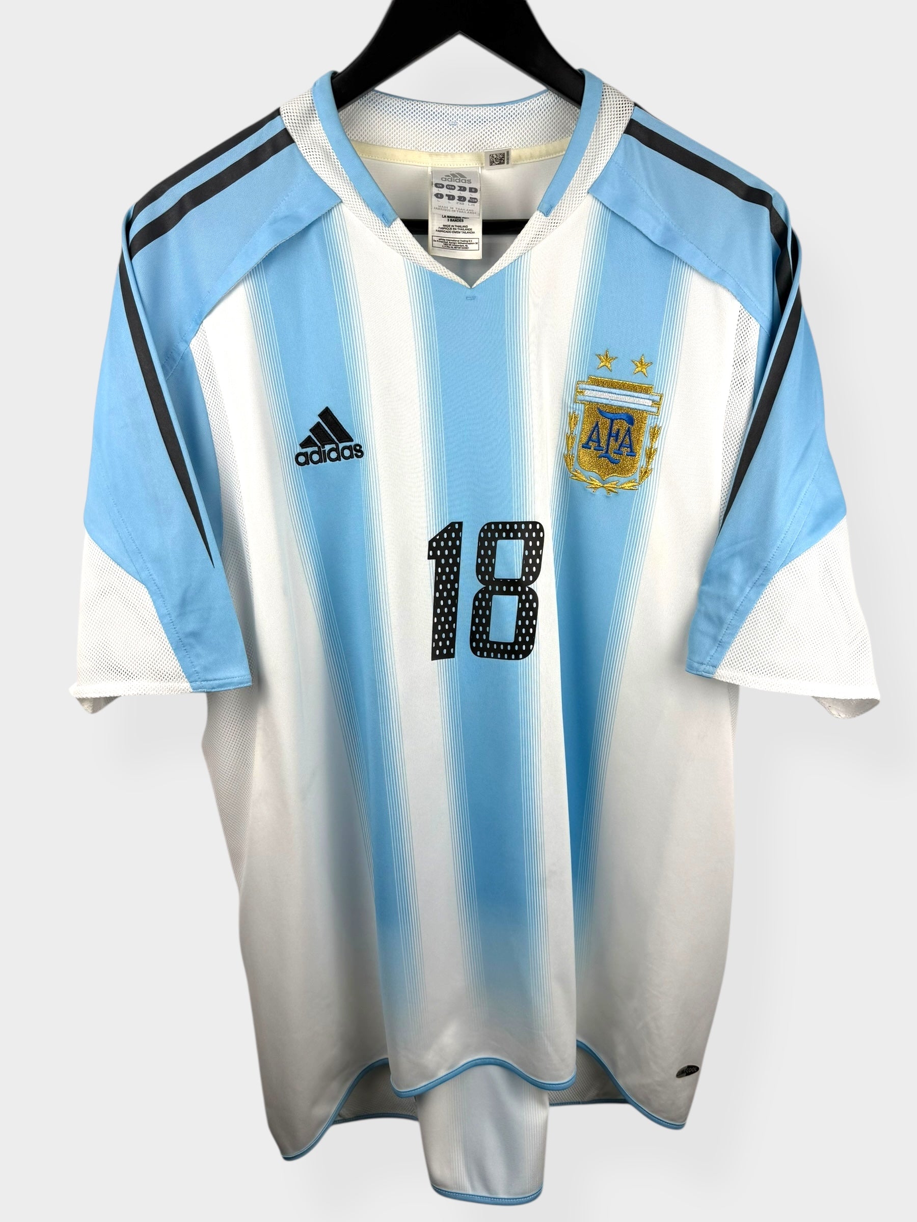 2004-05 ARGENTINA HOME SHIRT MESSI #18 L