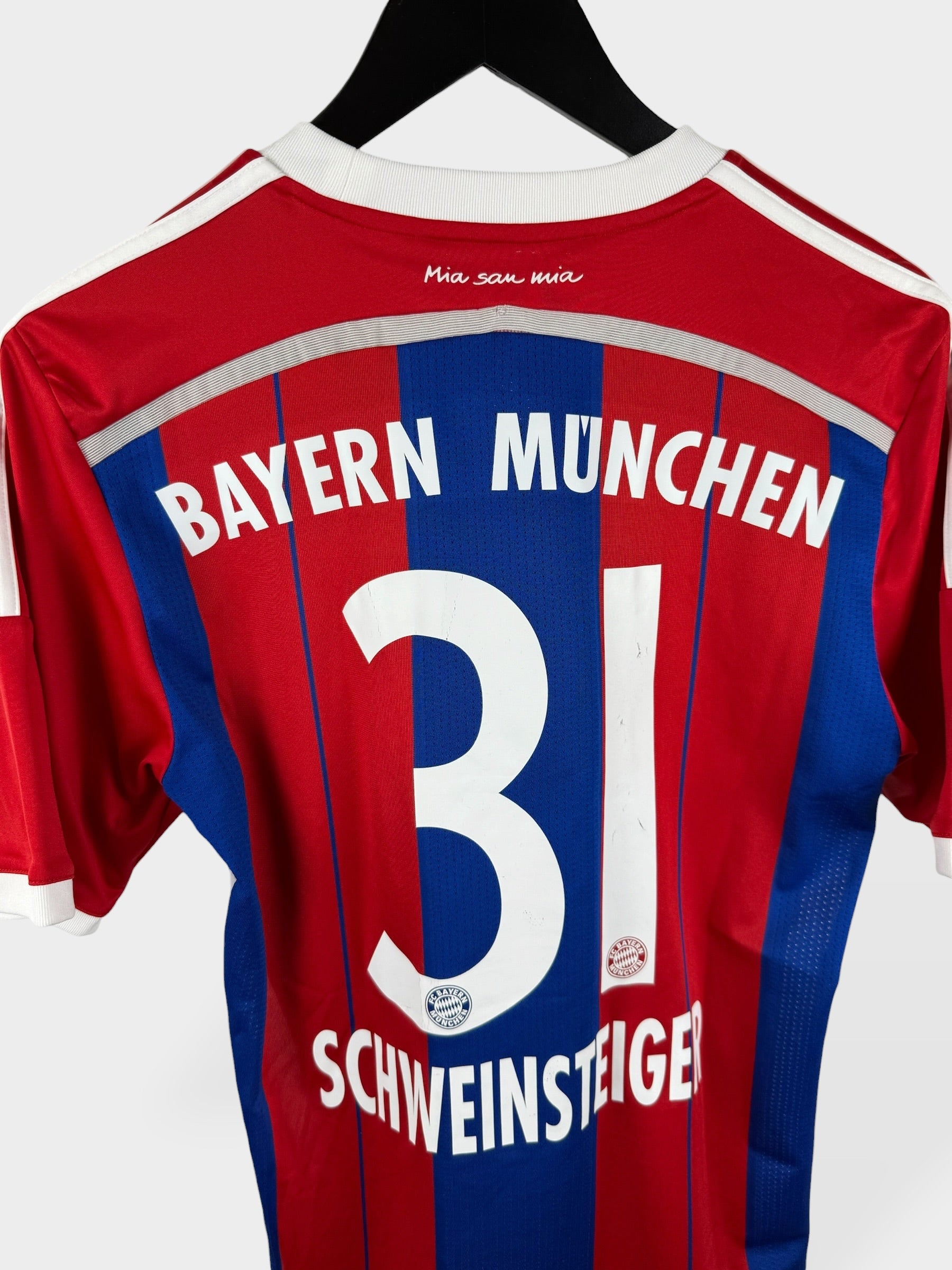 2014-15 BAYERN MUNICH HOME SHIRT SCHWEINSTEIGER #31 S