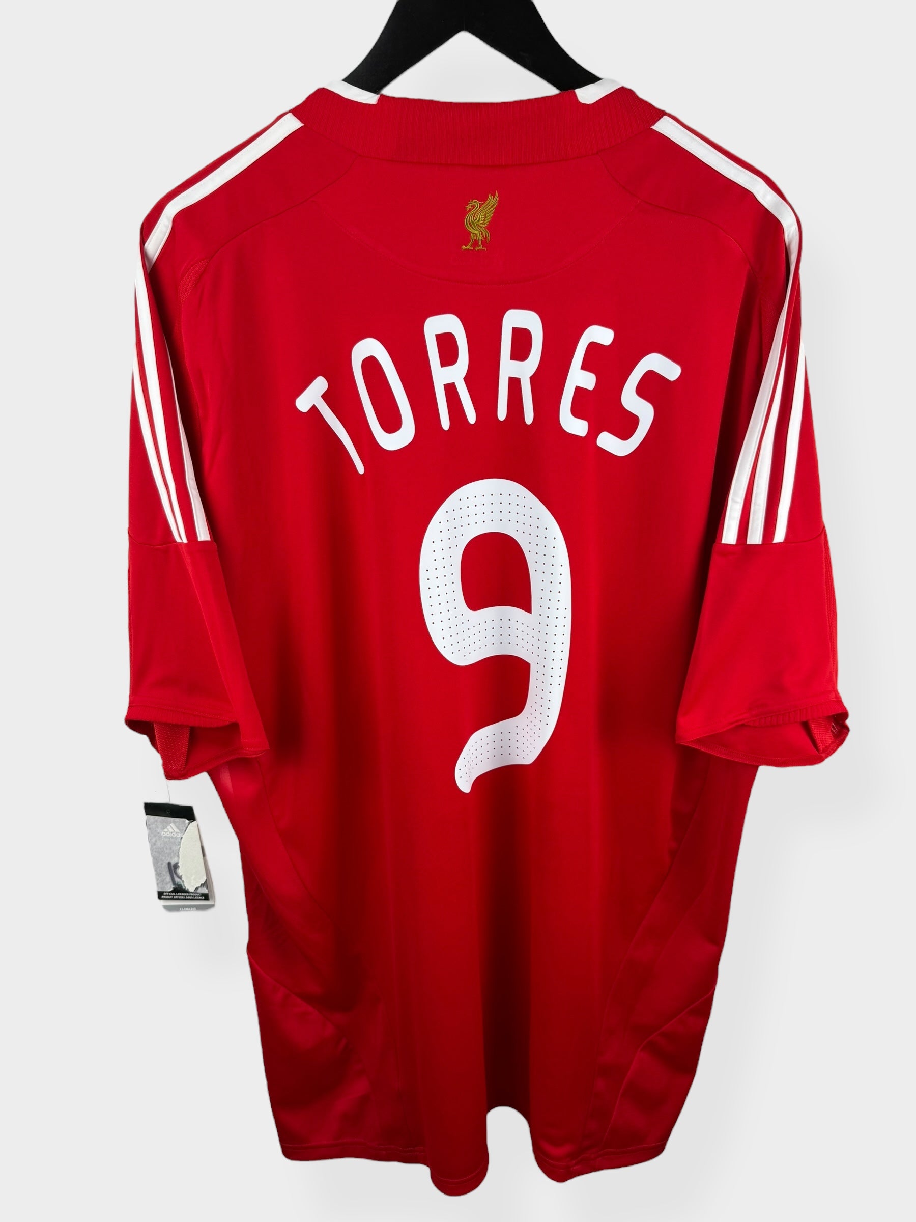 2008-10 LIVERPOOL HOME SHIRT TORRES #9 XXL - Authentic Football Club