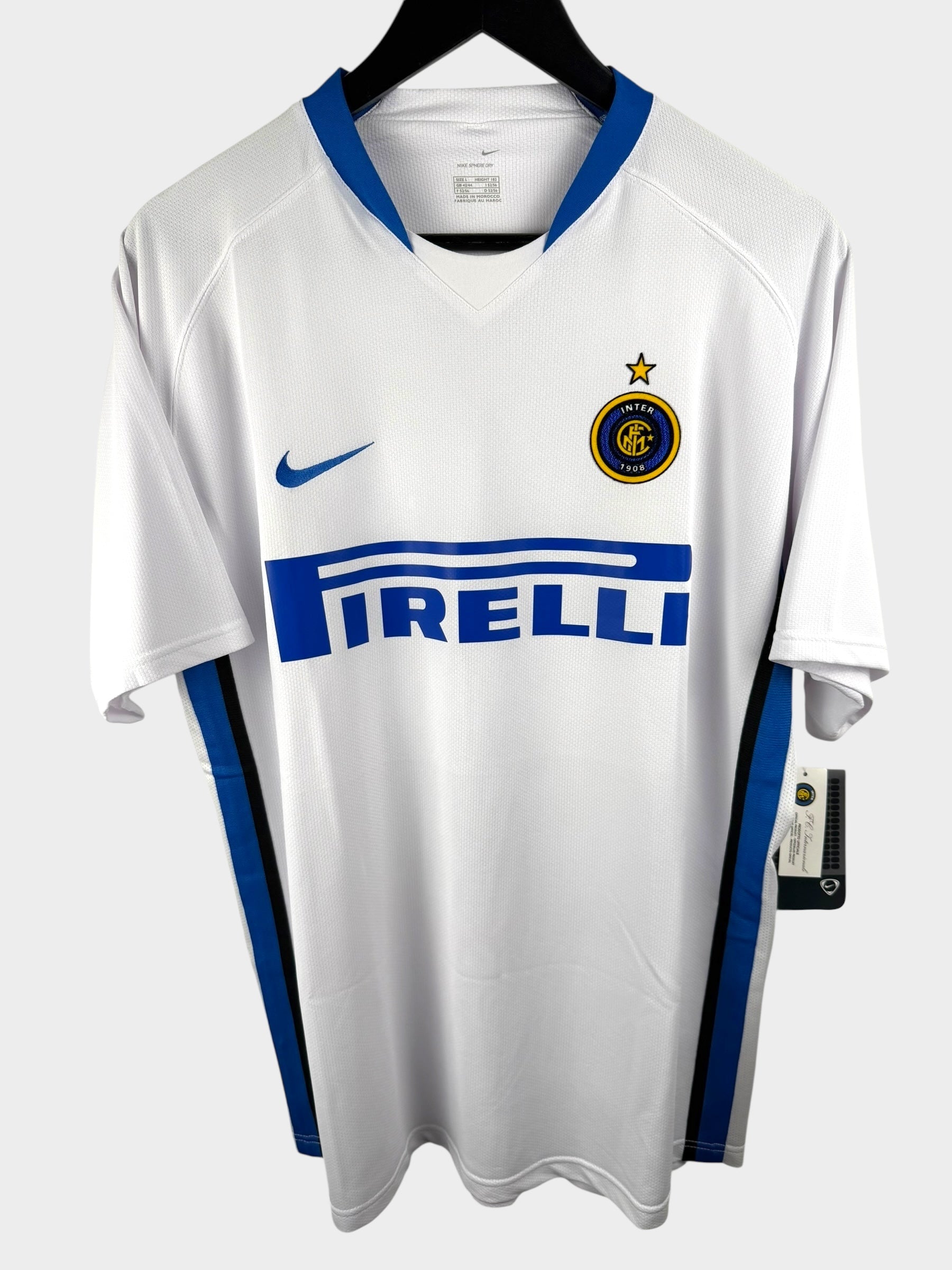 2006-07 INTER MILAN AWAY SHIRT FIGO #7 L - Authentic Football Club