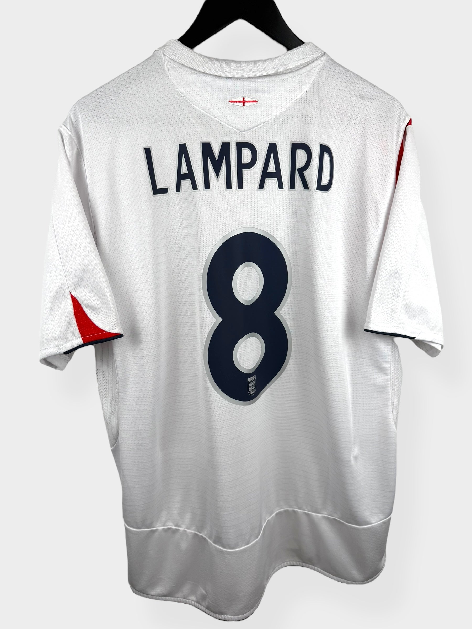 2005-07 ENGLAND HOME SHIRT LAMPARD #8 XL