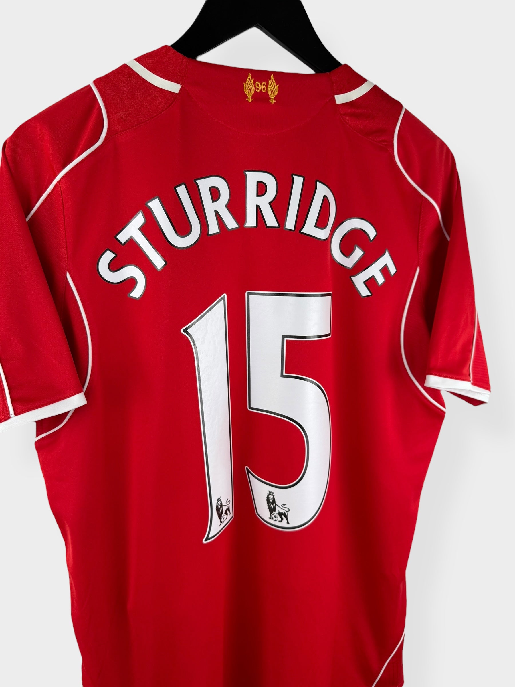 2014-15 LIVERPOOL HOME SHIRT STURRIDGE #15 M