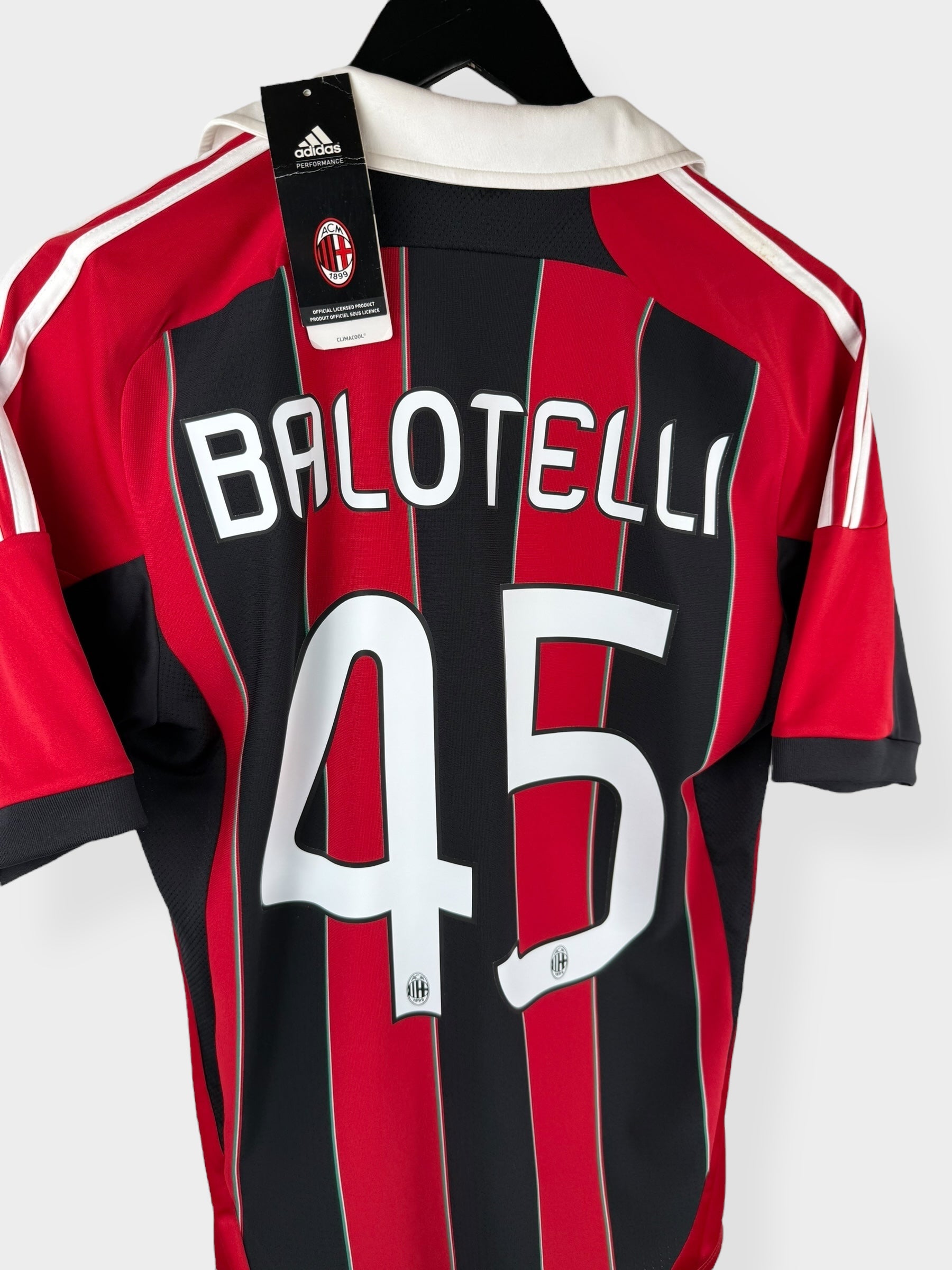 2012-13 AC MILAN HEIMTRIKOT BALOTELLI #45 S