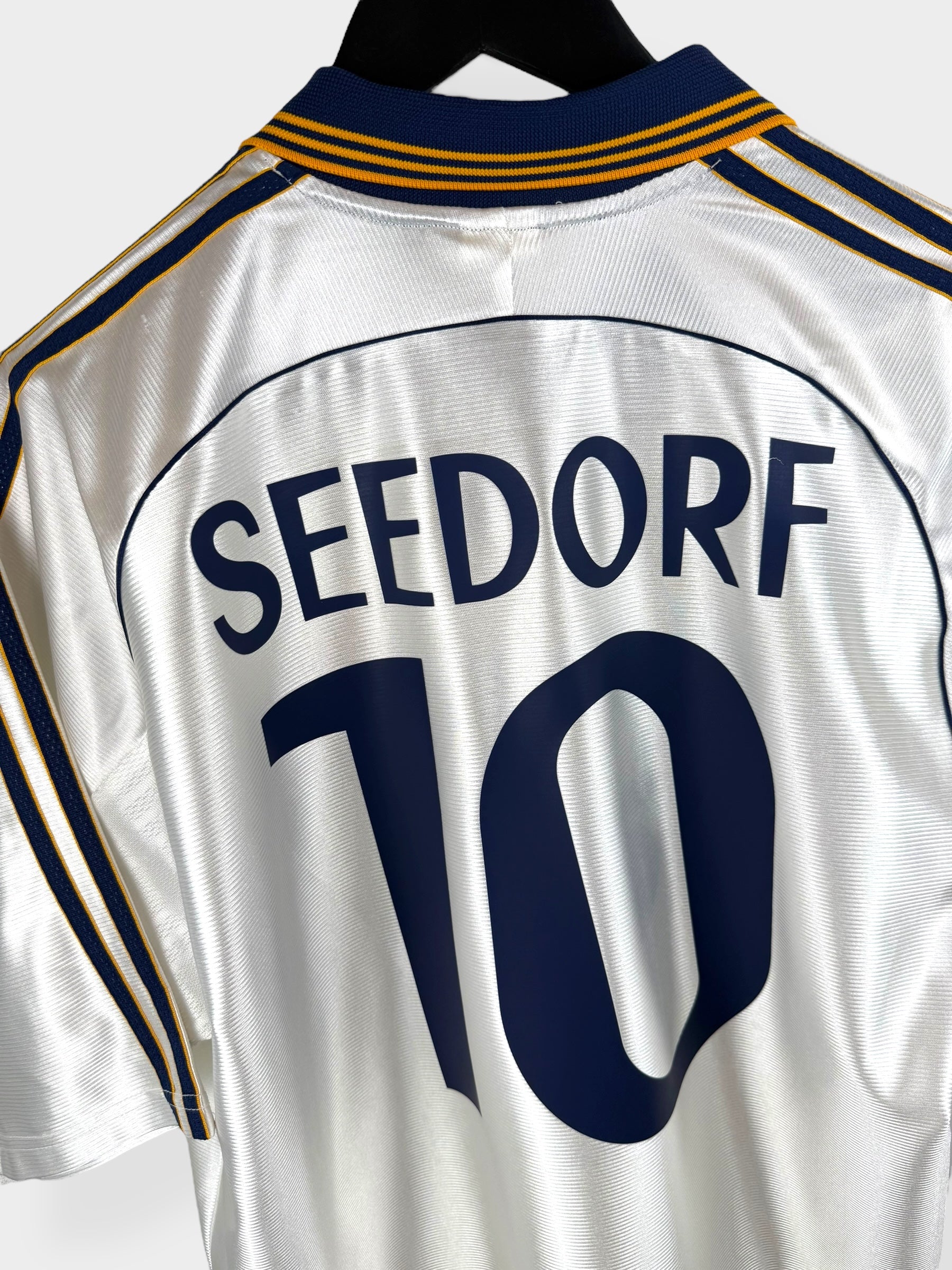 1998-00 REAL MADRID HOME SHIRT SEEDORF #10 L