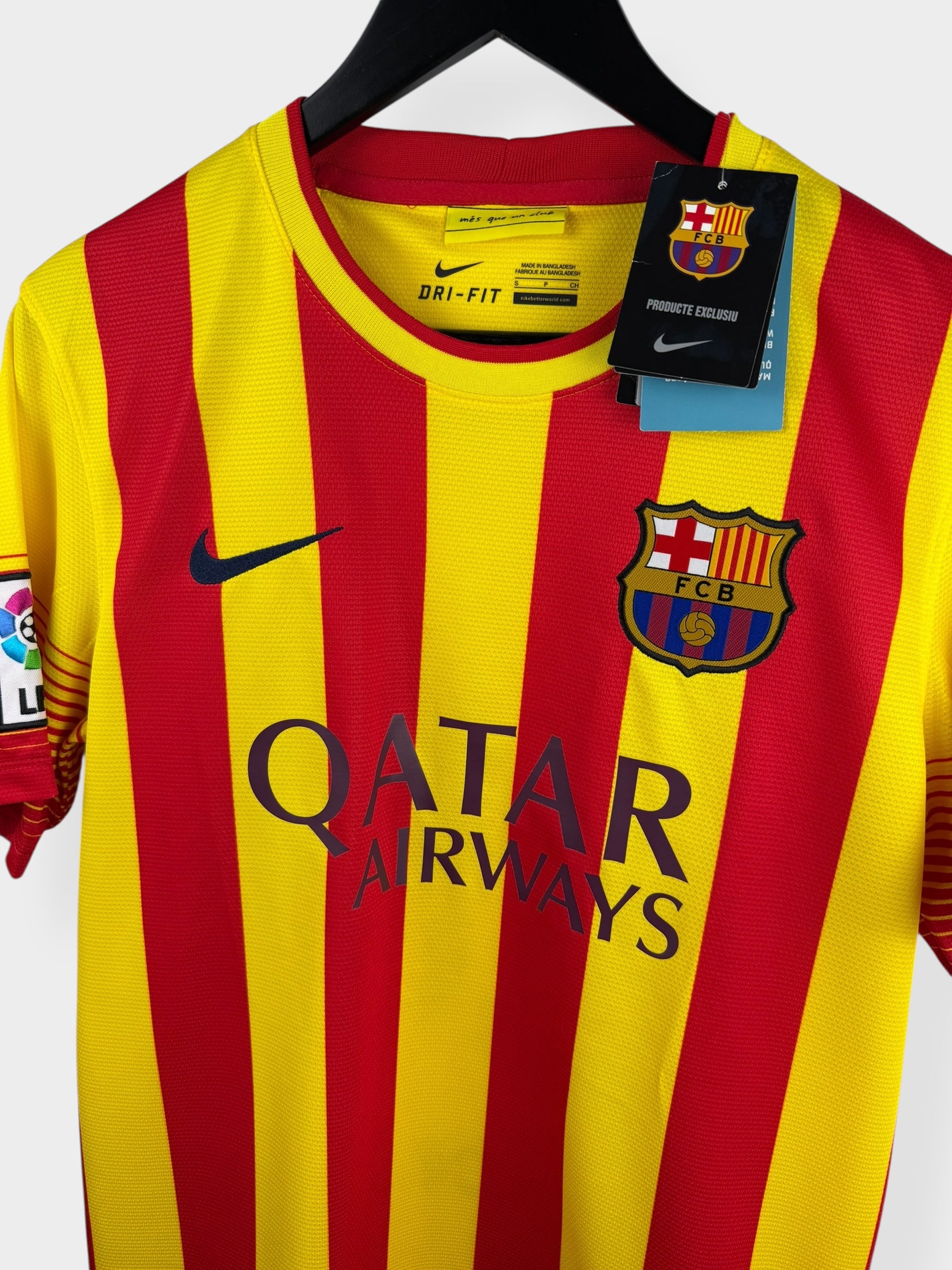2013-14 BARCELONA AWAY SHIRT MESSI #10 S - Authentic Football Club