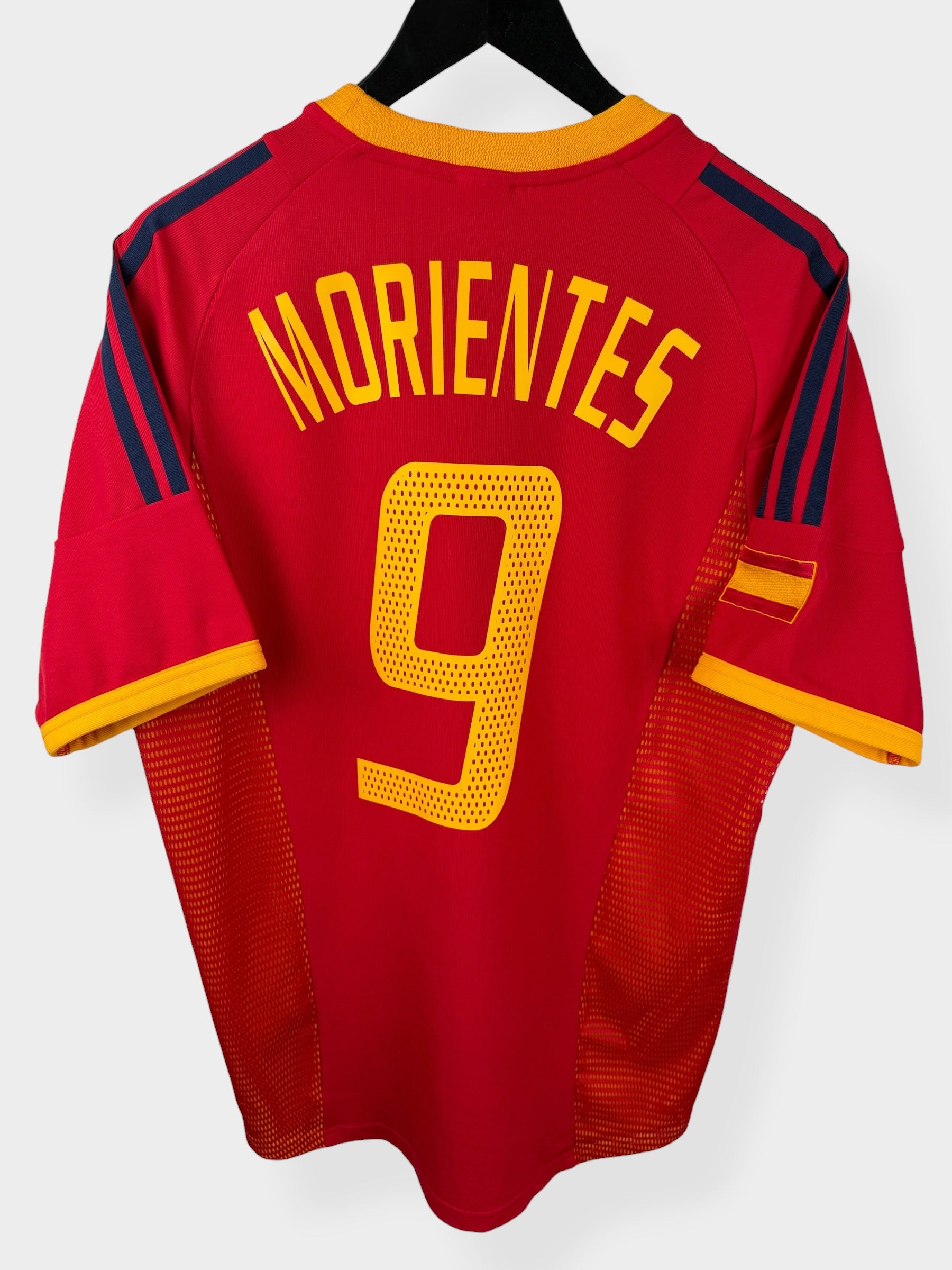 2002-04 SPAIN HOME SHIRT MORIENTES #9 M