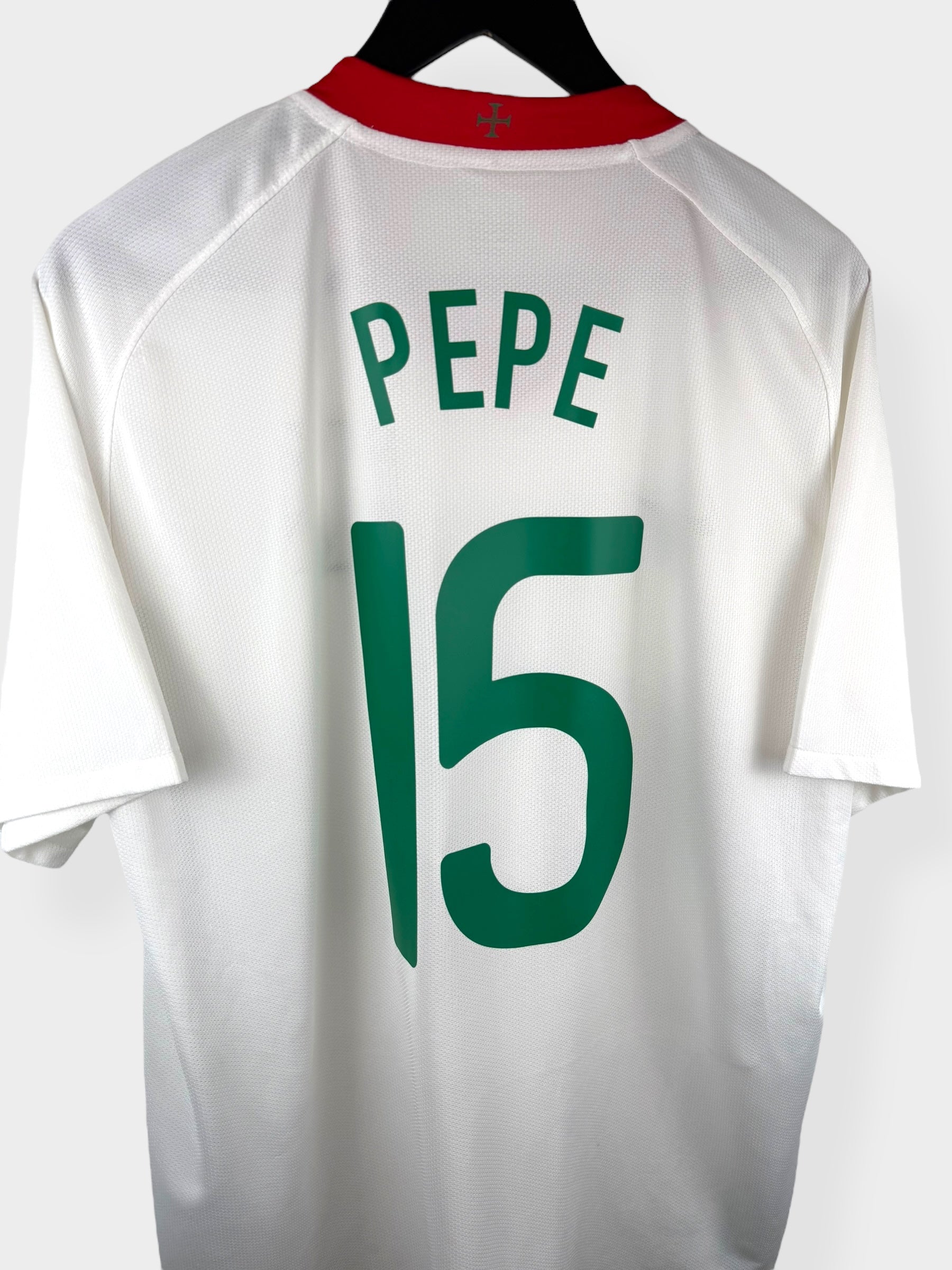 2008-10 PORTUGAL AUSWÄRTSTRIKOT PEPE #15 L
