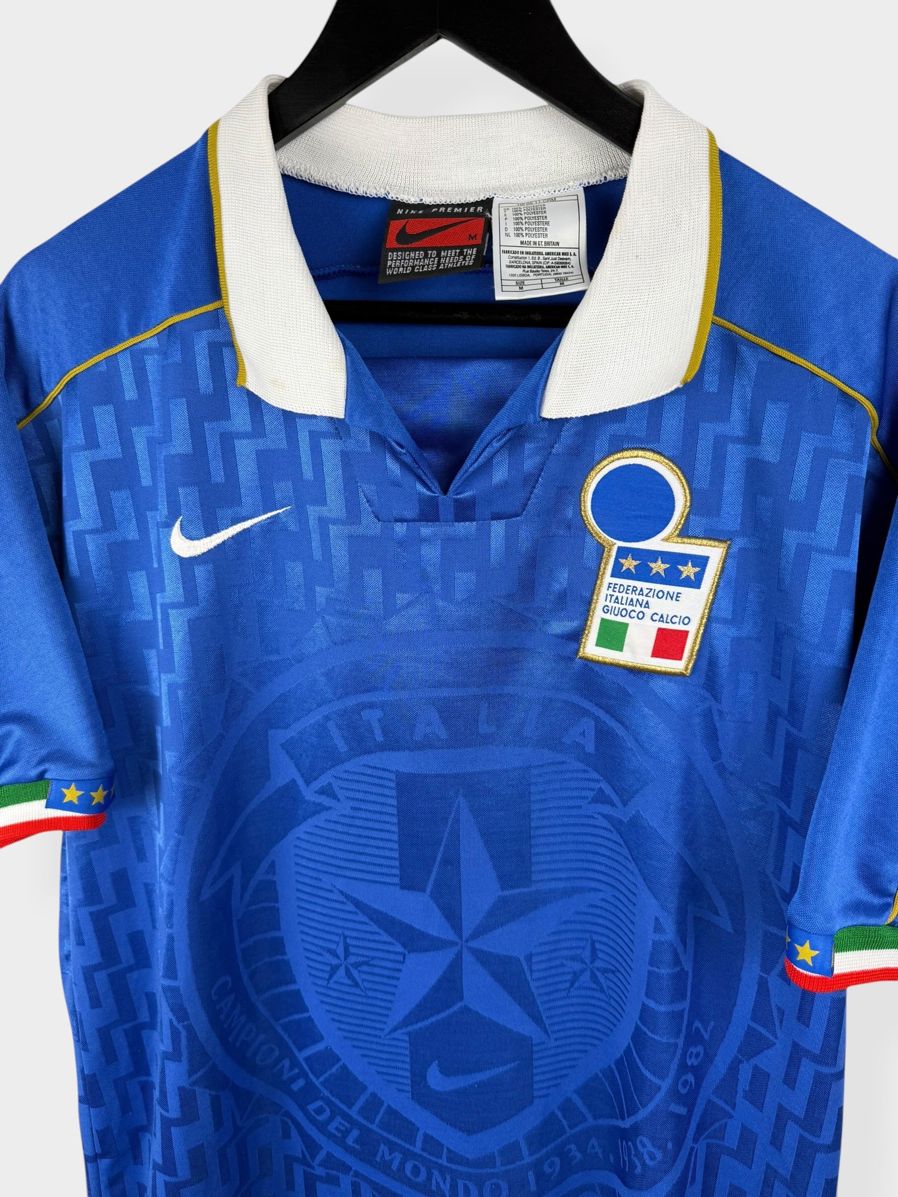 1994-96 ITALY HOME SHIRT M
