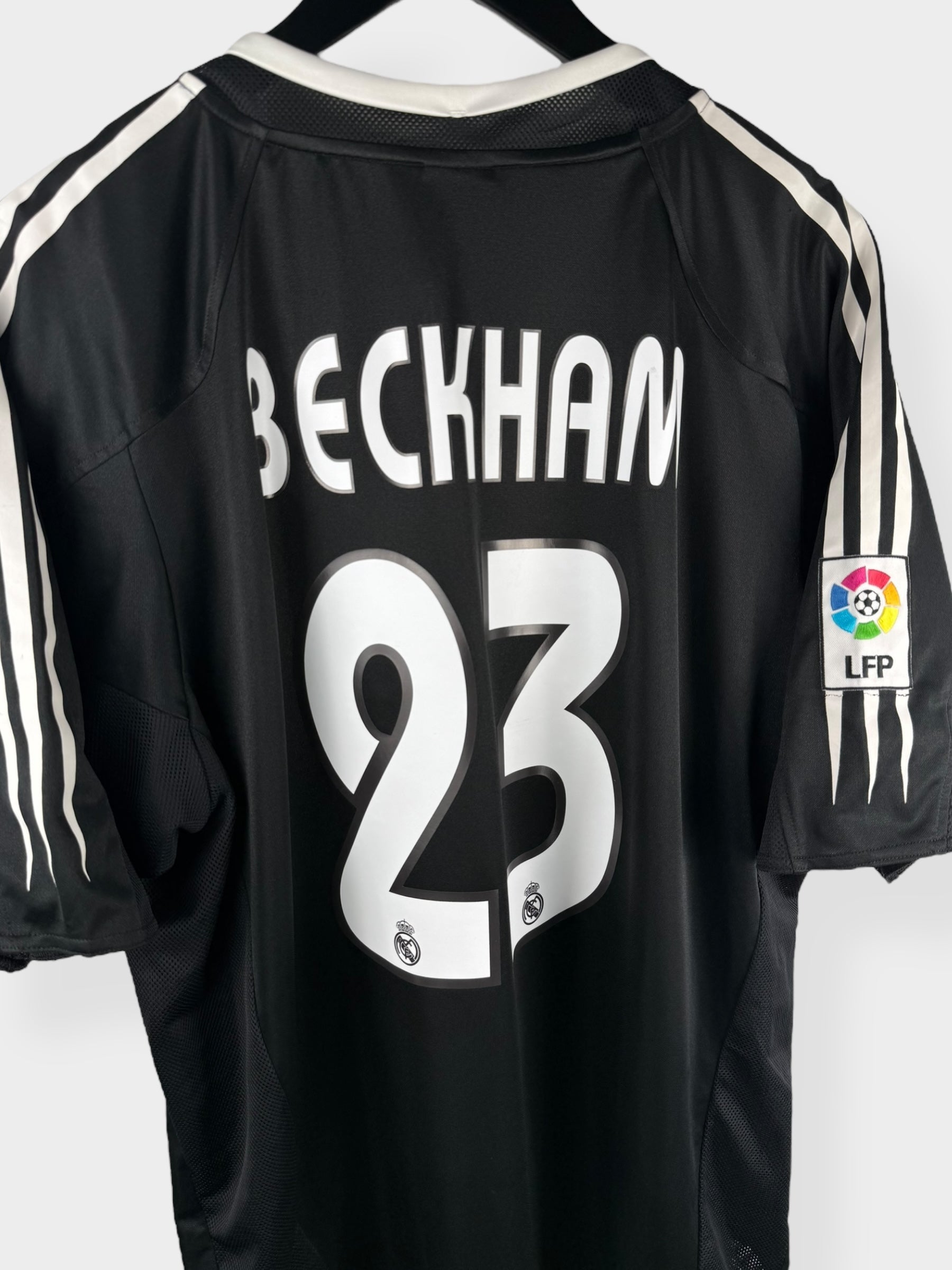 2004-05 REAL MADRID AWAY SHIRT BECKHAM #23 XL