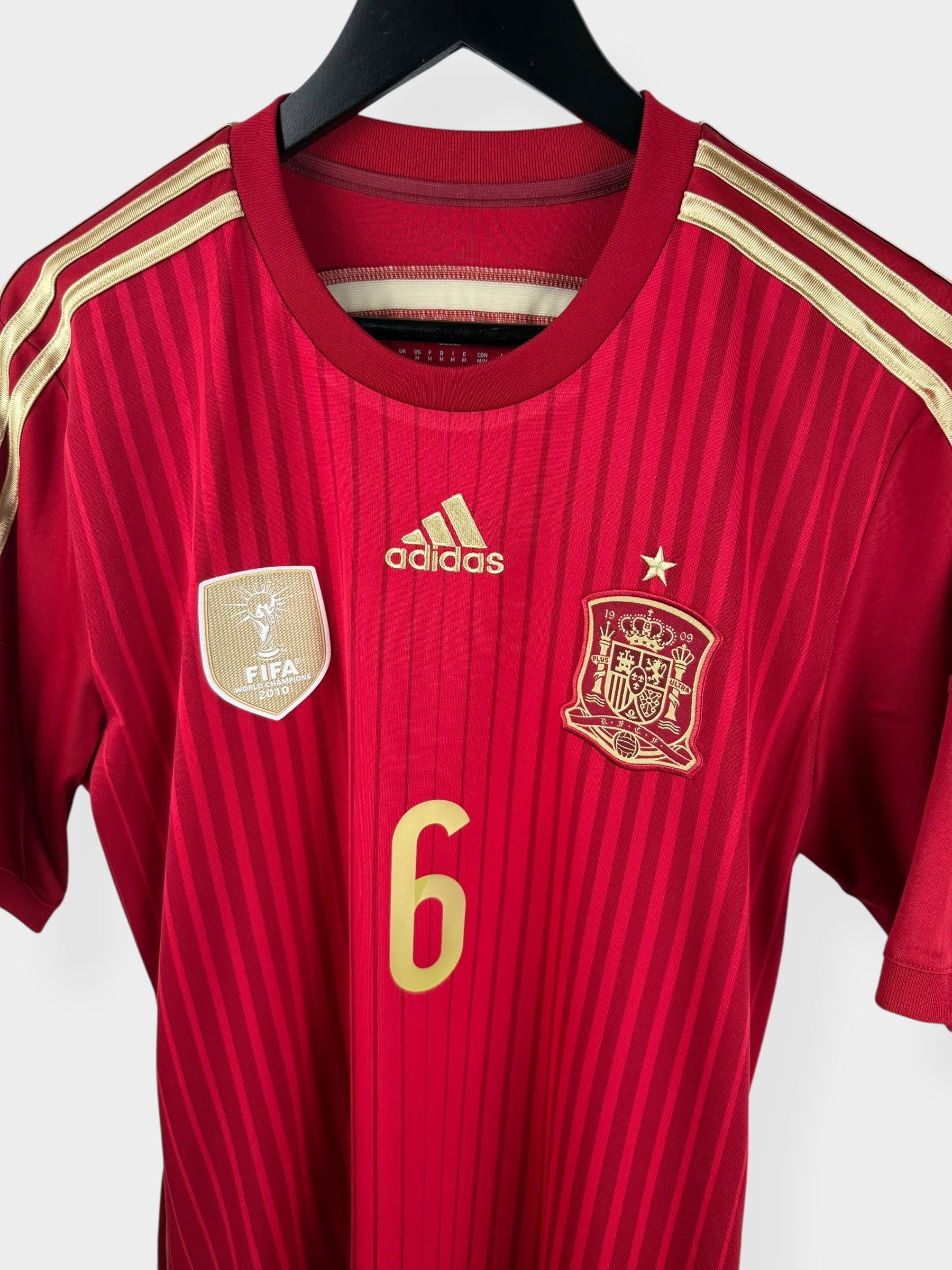 2014-15 SPANIEN HEIMTRIKOT INIESTA #6 M