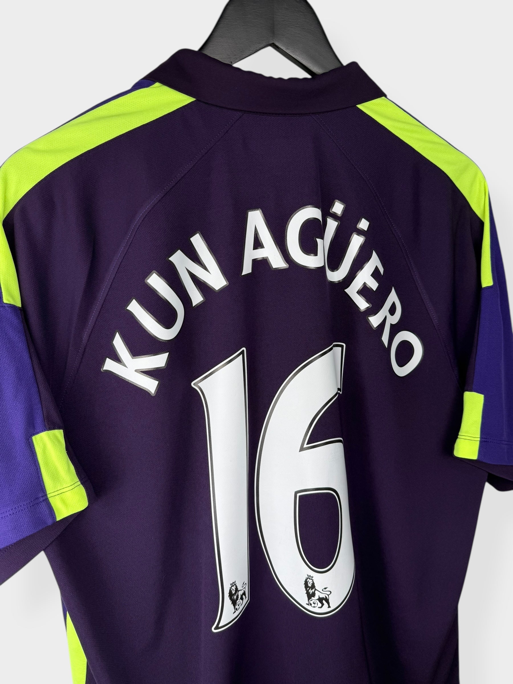 2014-15 MANCHESTER CITY THIRD SHIRT KUN AGUERO #16 XL