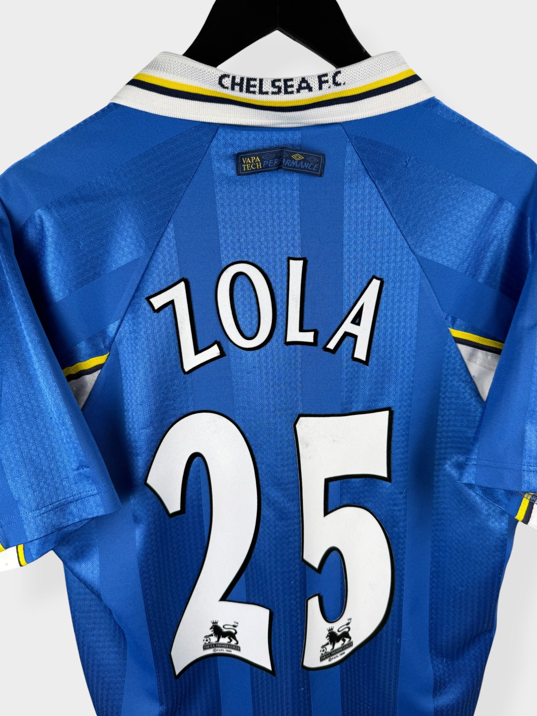 MAILLOT DOMICILE CHELSEA 1997-99 ZOLA #25 M
