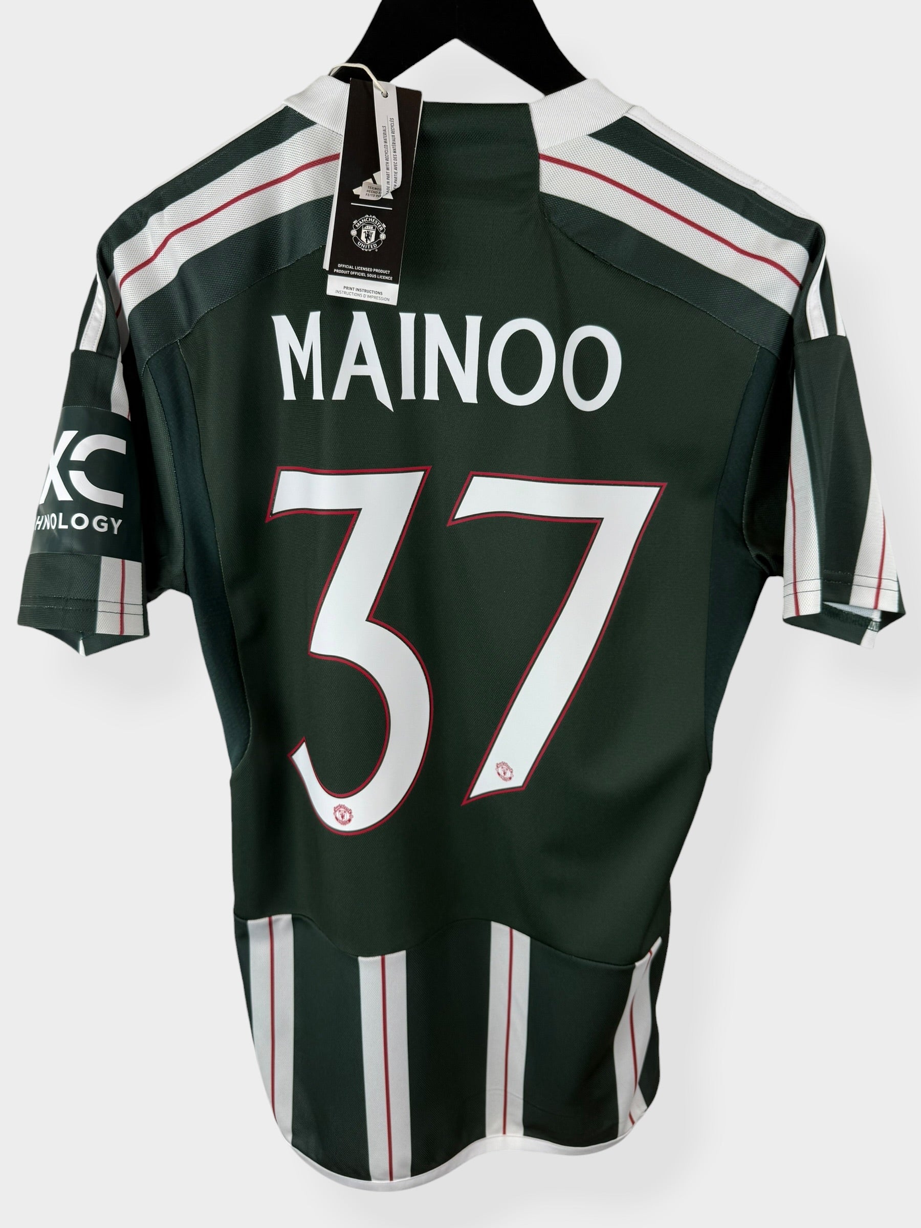 2023-24 MANCHESTER UNITED AWAY SHIRT MAINOO #37 S