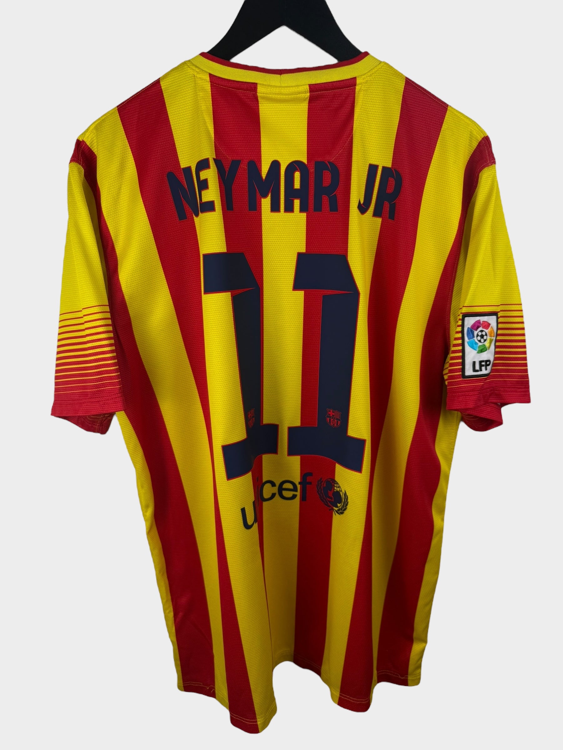 2013-14 BARCELONA AUSWÄRTSTRIKOT NEYMAR JR #11 XL