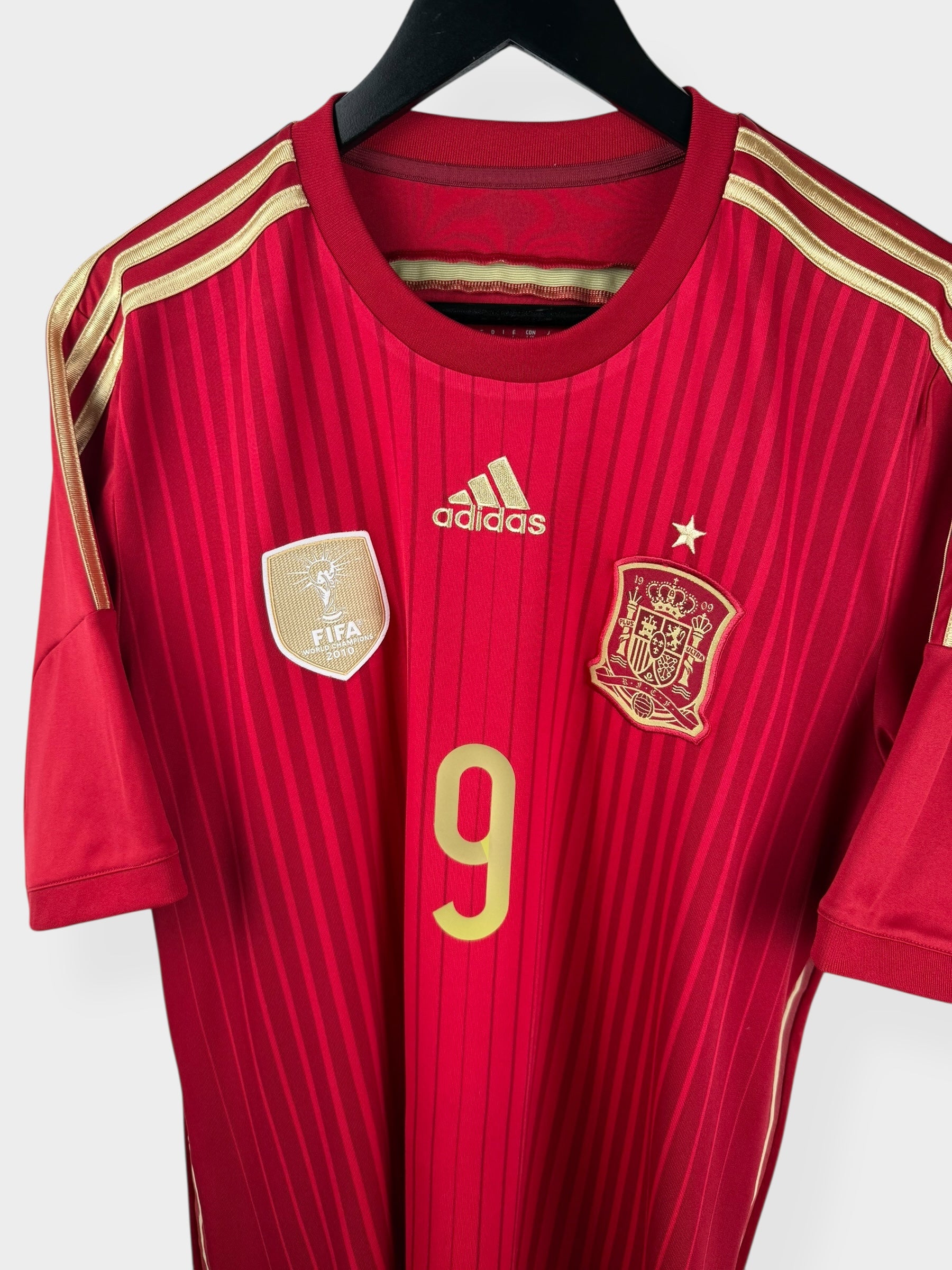2014-15 SPAIN HOME SHIRT TORRES #9 L