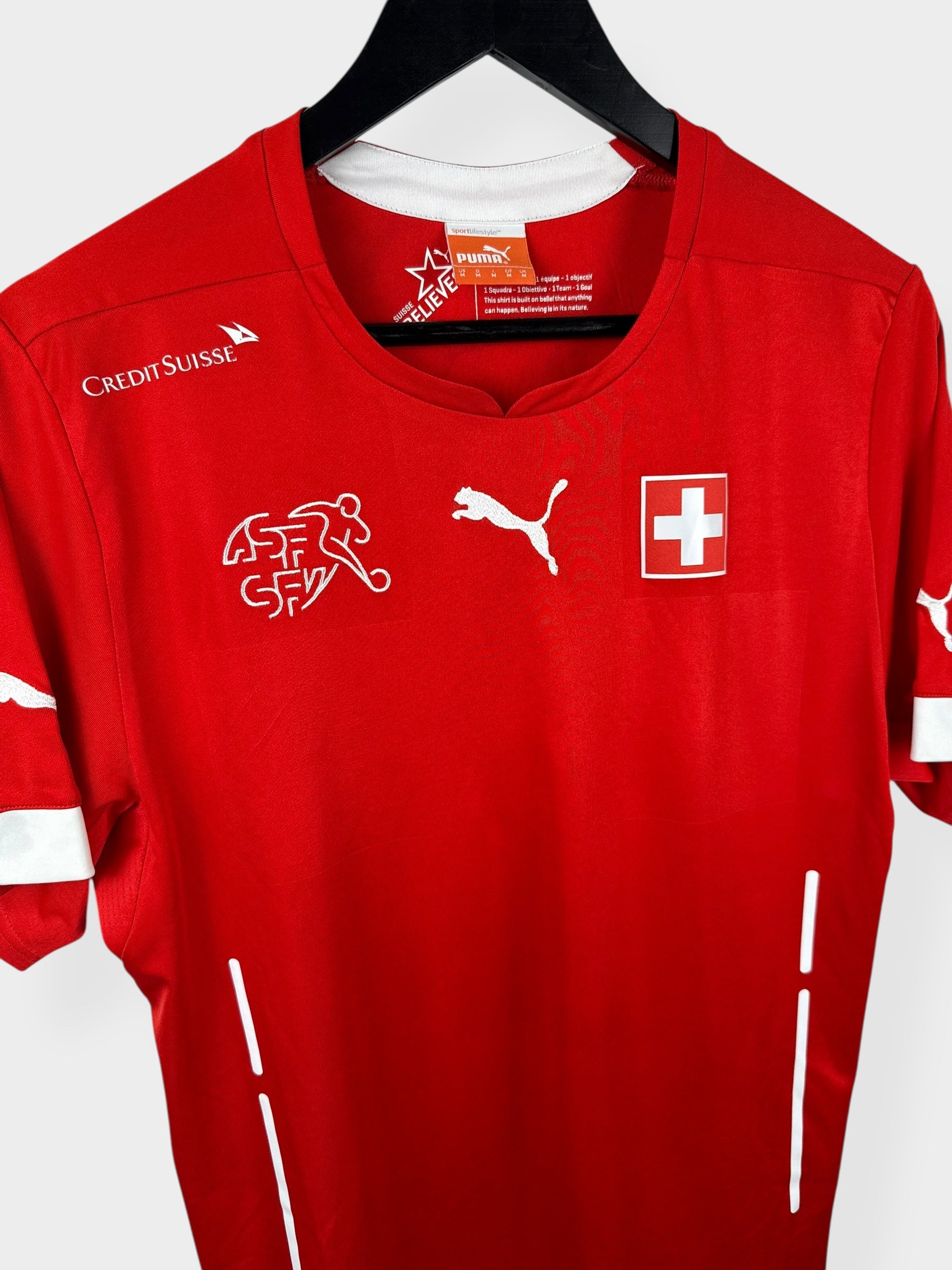 2014-15 SWITZERLAND HOME SHIRT M - Authentic Football Club