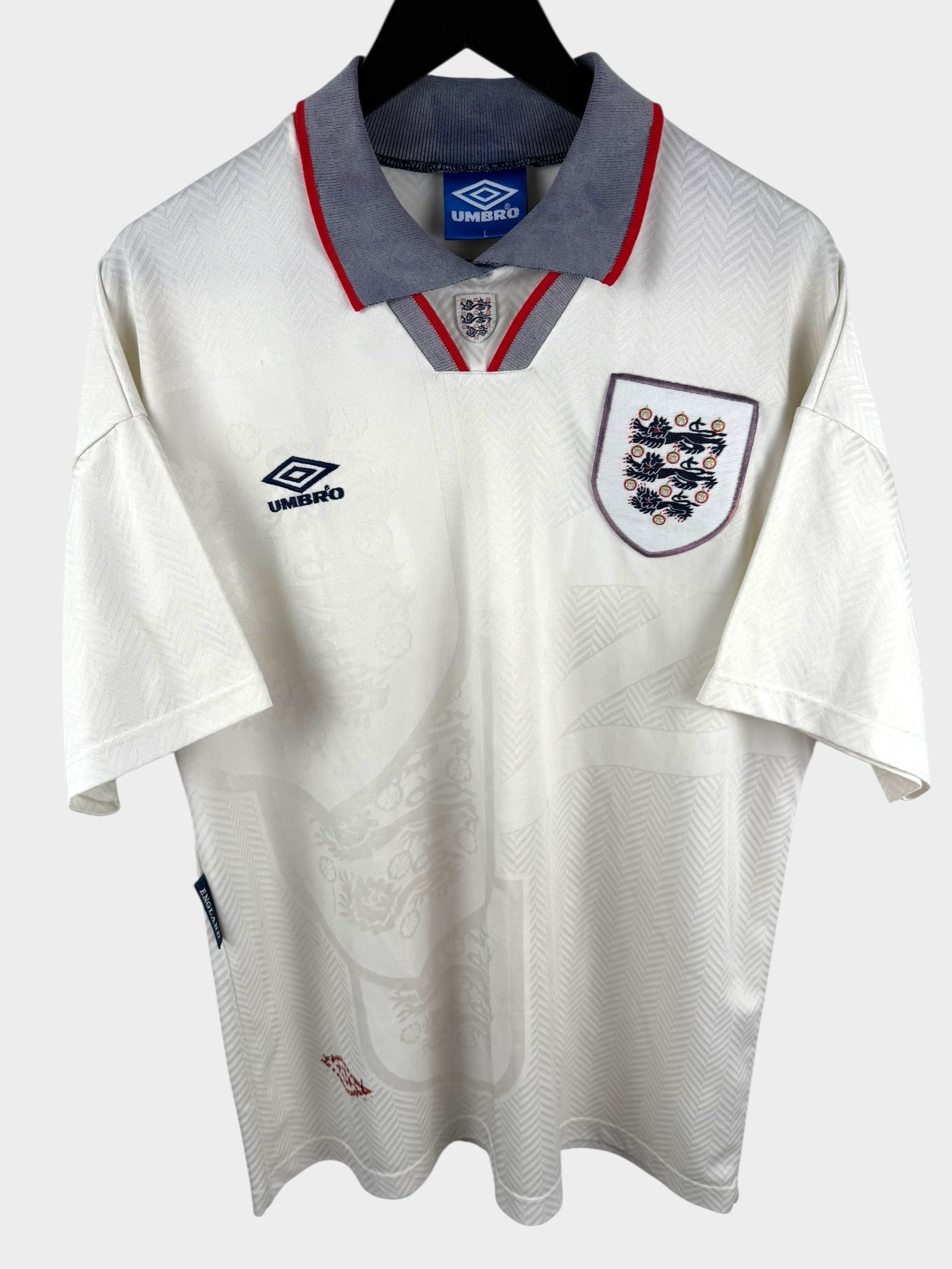 1993-95 ENGLAND HOME SHIRT L