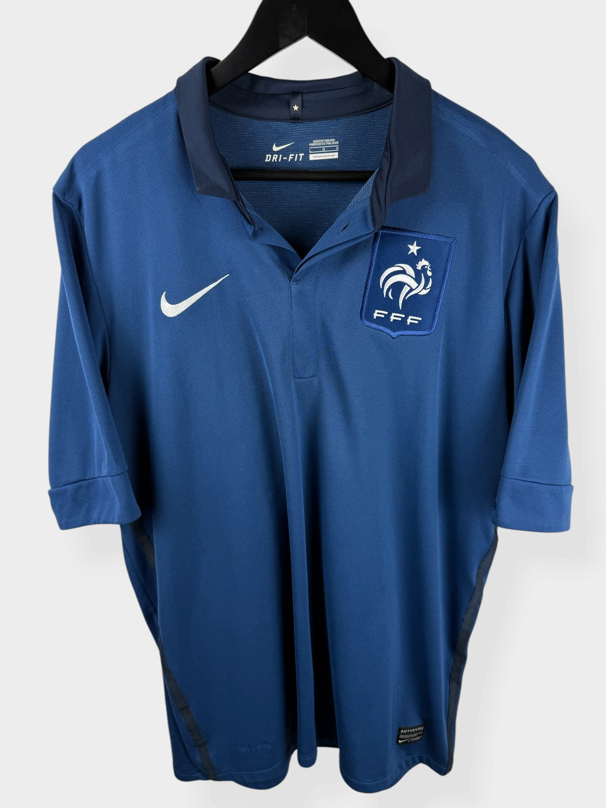 2011-12 FRANCE HOME SHIRT L - Authentic Football Club