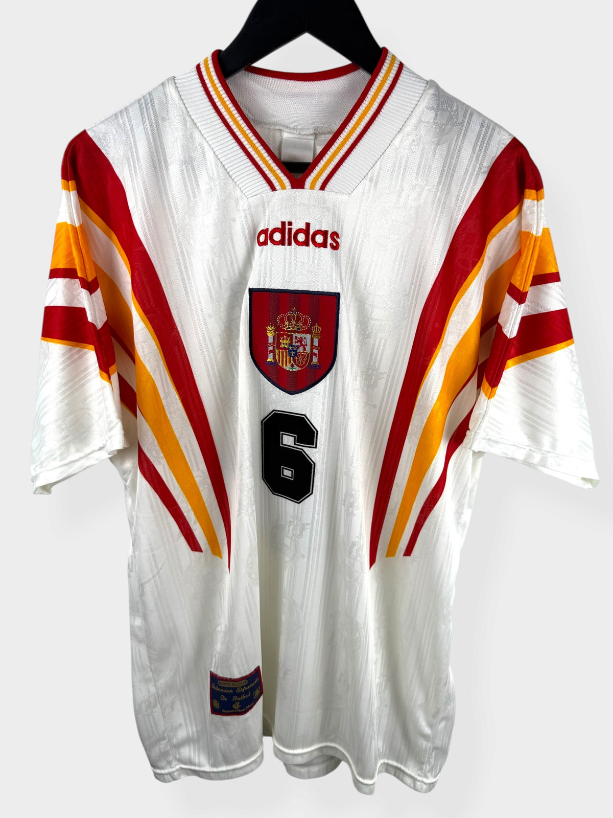 1996-98 SPAIN THIRD SHIRT HIERRO #6 L - Authentic Football Club