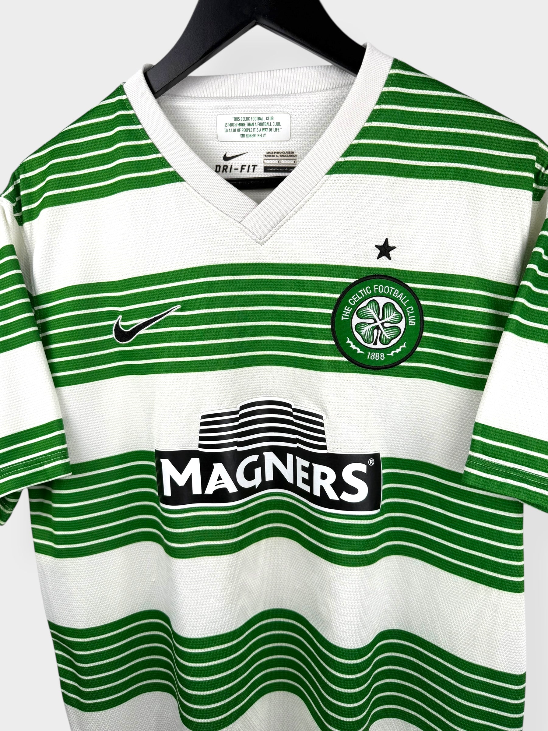 2013-15 CELTIC HOME SHIRT GUIDETTI #9 L