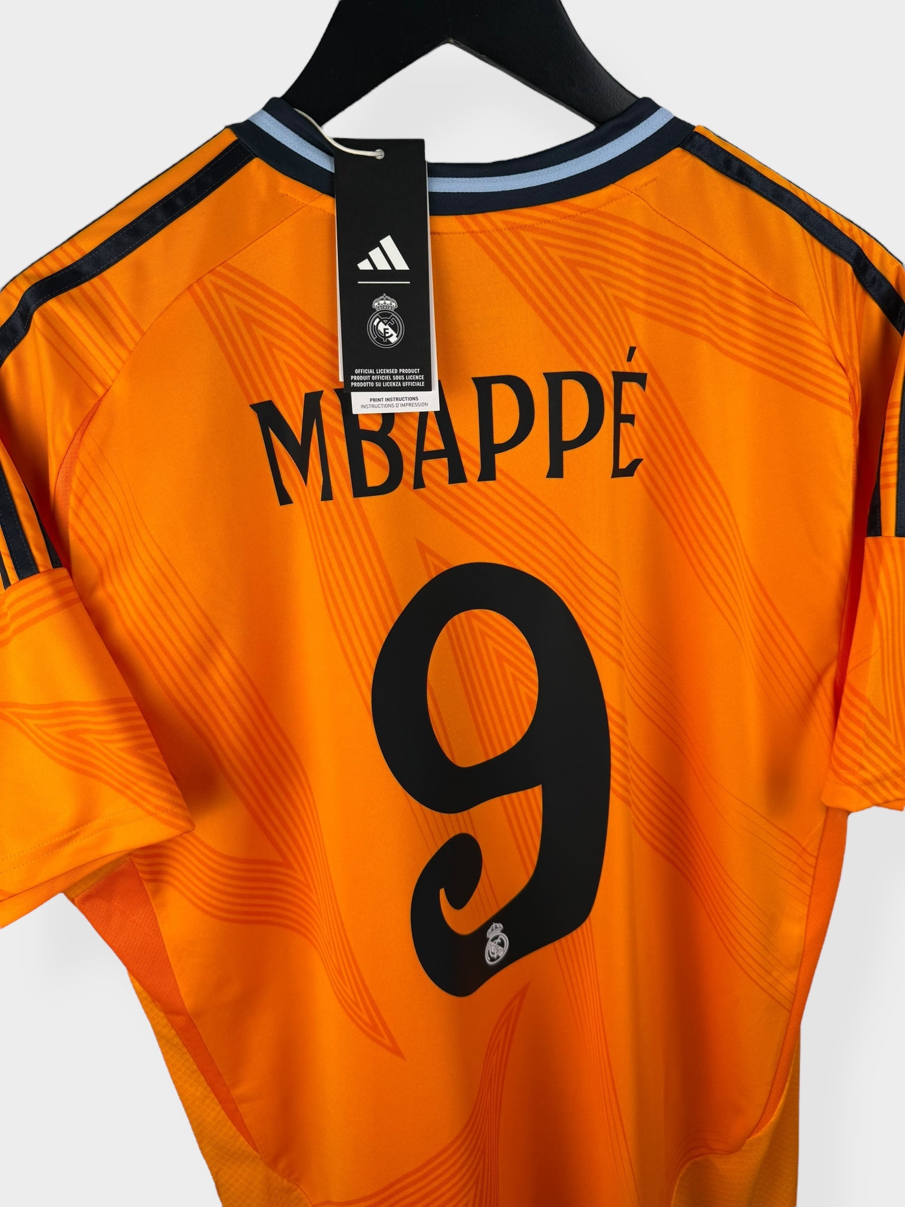 2024-25 REAL MADRID AUSWÄRTSTRIKOT MBAPPE #9 XL