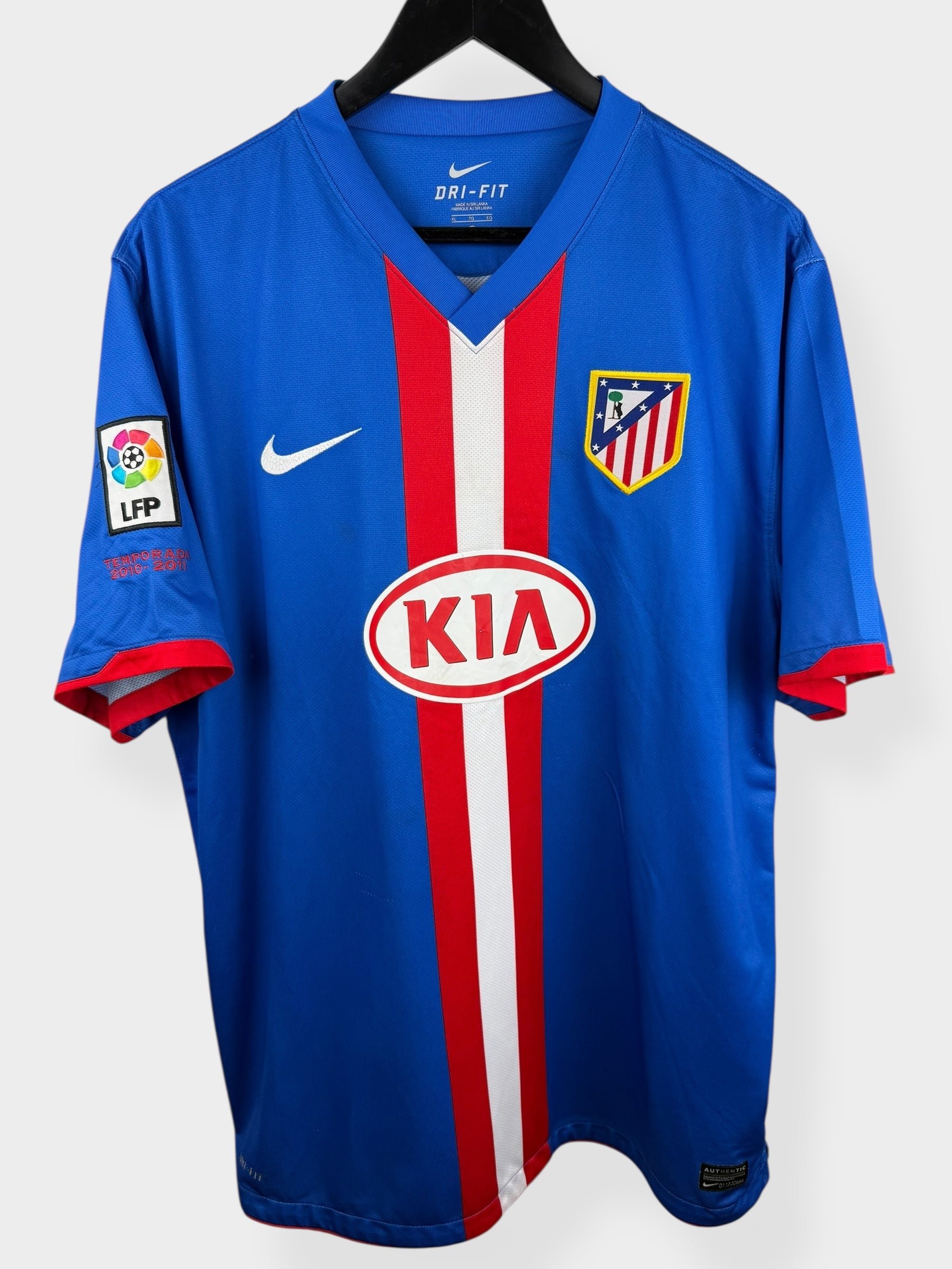 2010-11 ATLETICO MADRID AWAY SHIRT XL