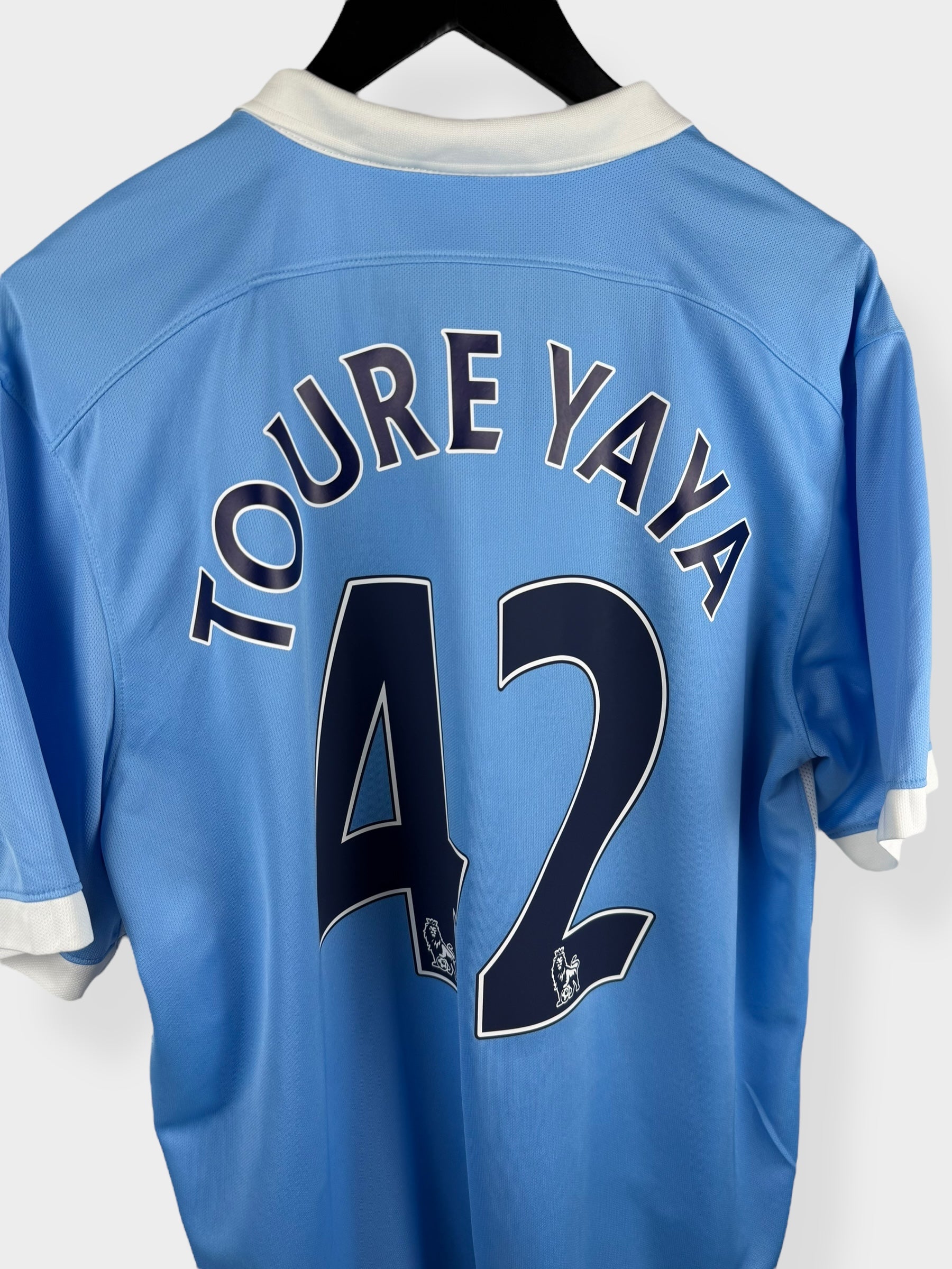 2015-16 MANCHESTER CITY HOME SHIRT YAYA TOURE #42 XL - Authentic Football Club