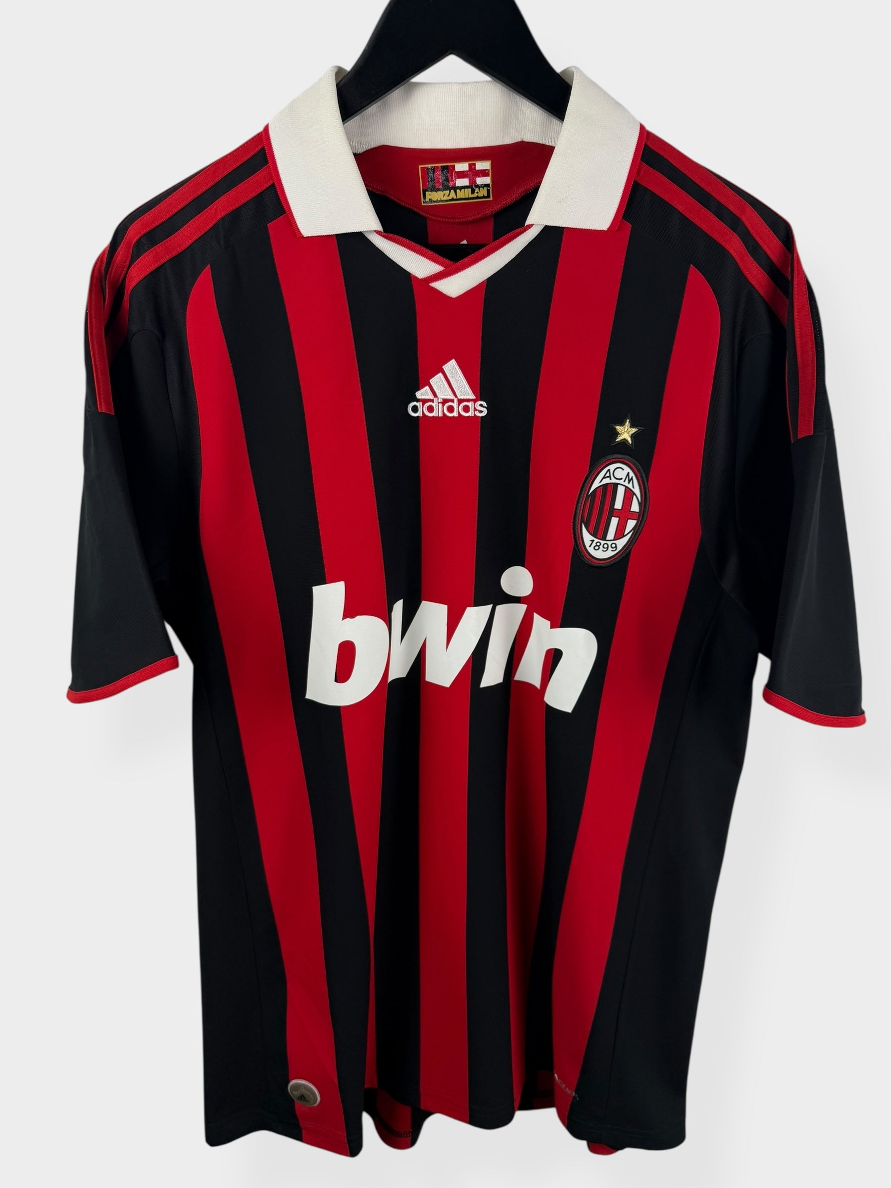 2009-10 AC MILAN HOME SHIRT PATO #7 M - Authentic Football Club