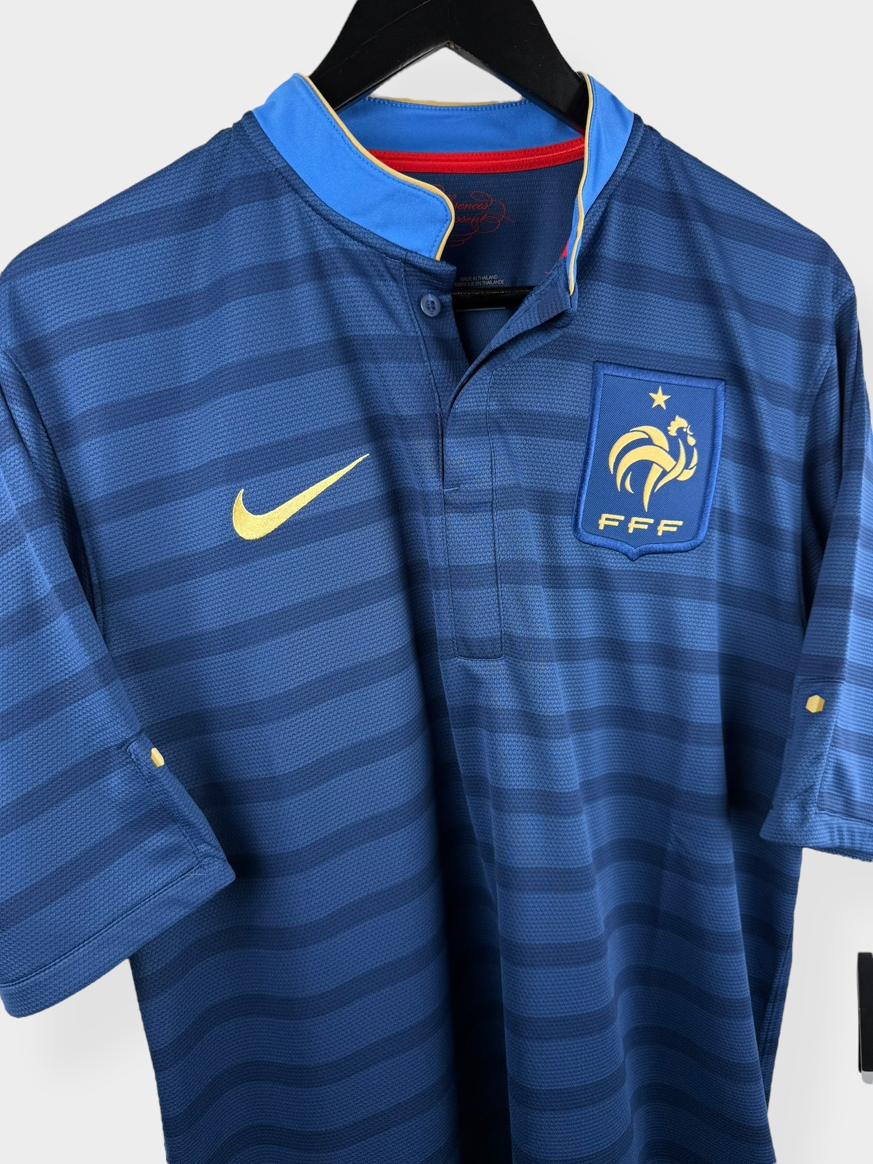 2012-13 FRANCE HOME SHIRT L - Authentic Football Club