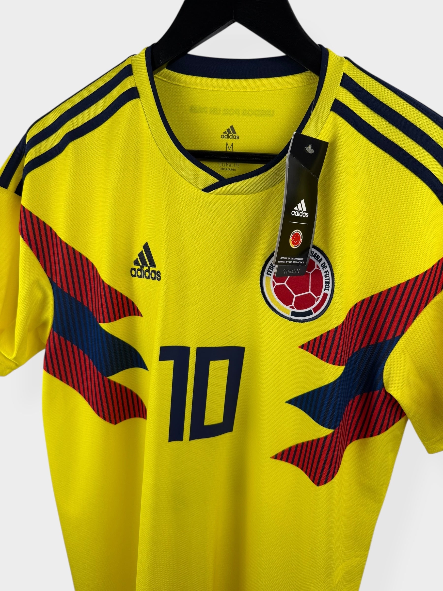 2018-19 COLOMBIA HOME SHIRT JAMES #10 M - Authentic Football Club