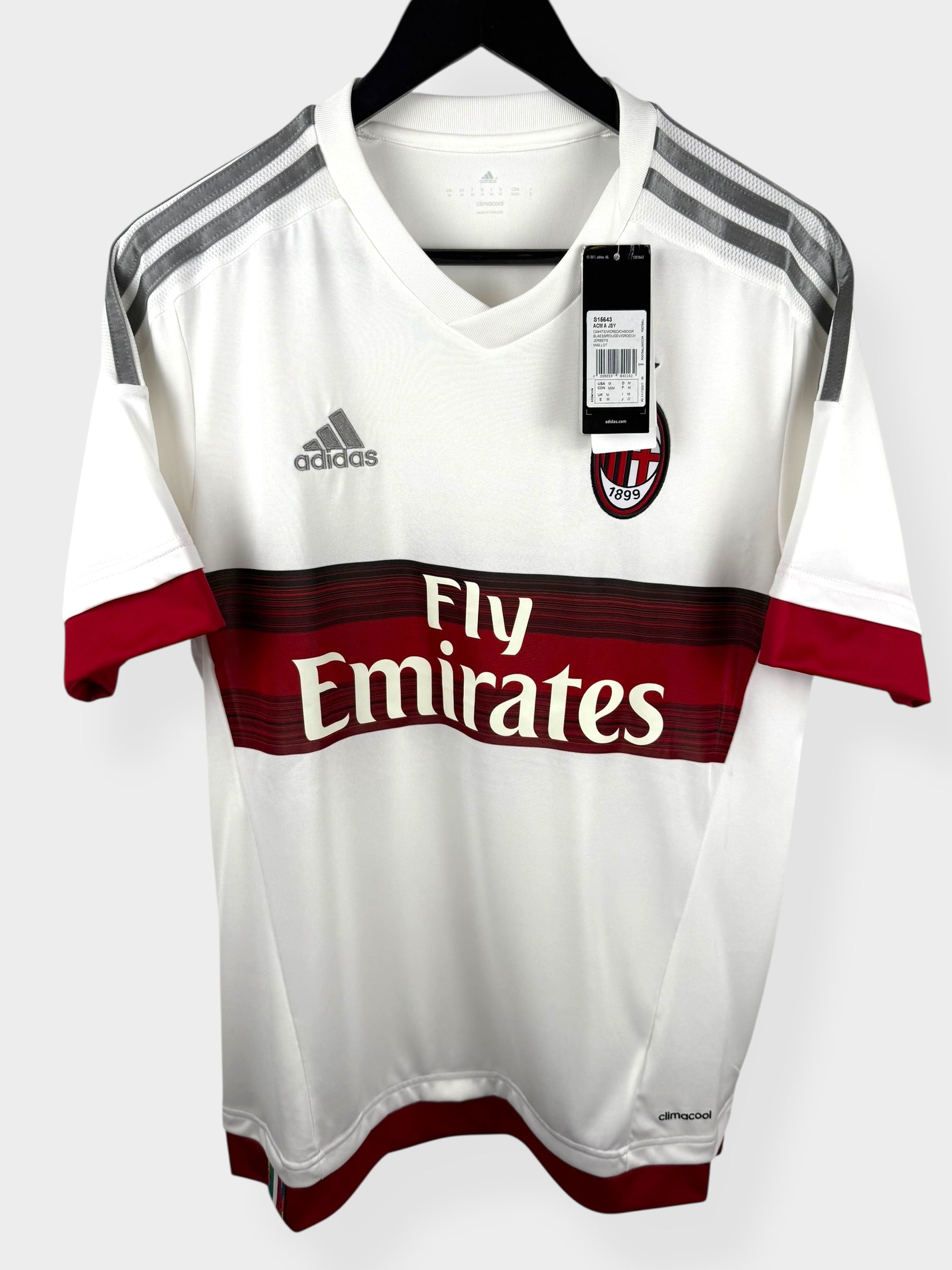 2015-16 AC MILAN AWAY SHIRT M - Authentic Football Club
