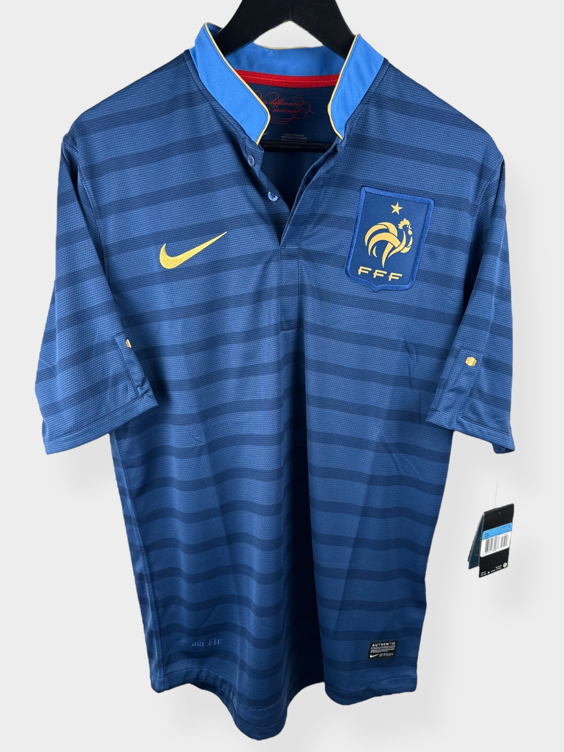 2012-13 FRANCE HOME SHIRT M - Authentic Football Club