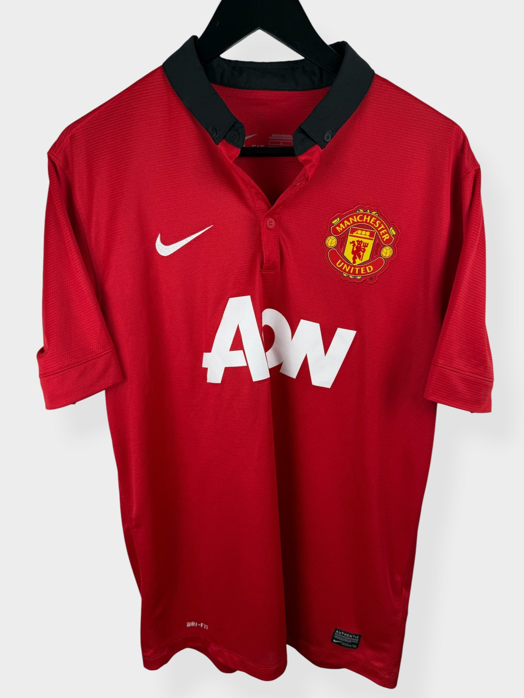 MAILLOT DOMICILE MANCHESTER UNITED 2013-14 CARRICK #16 L