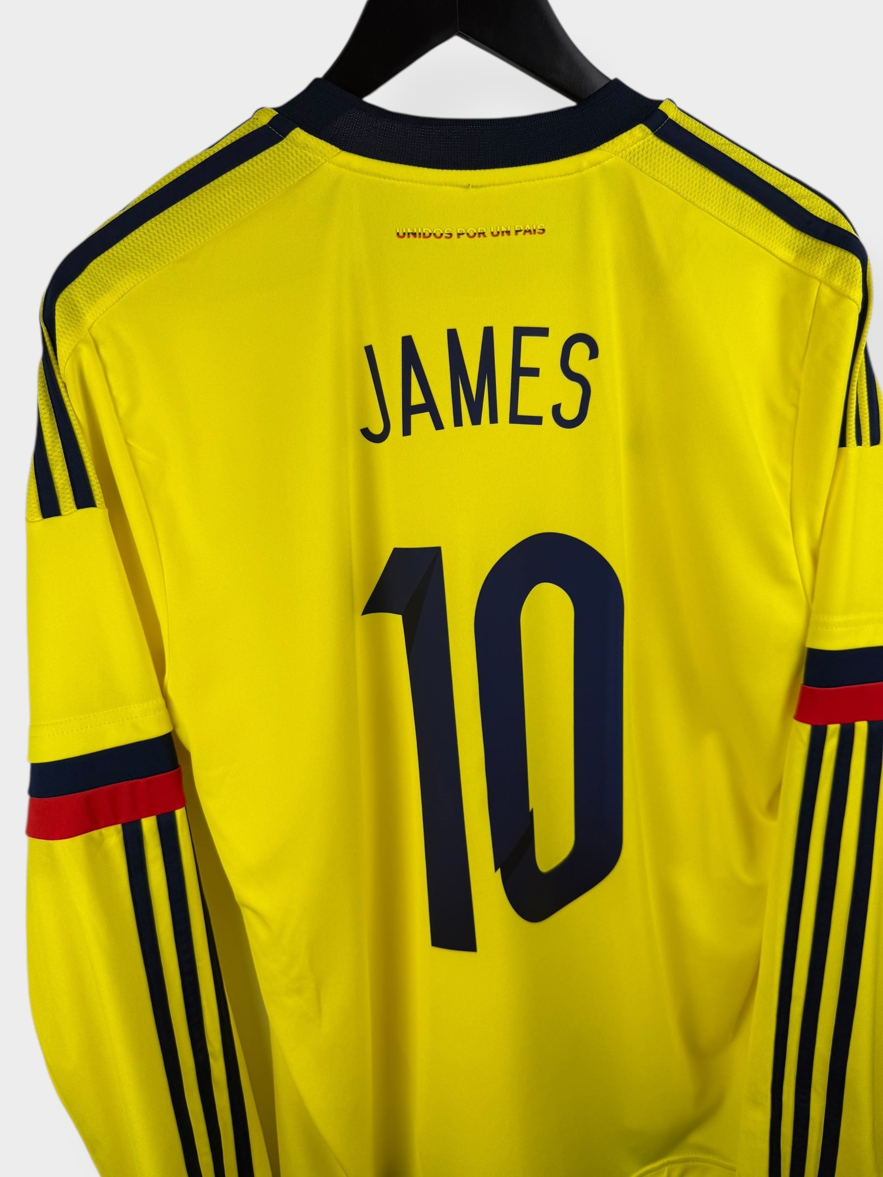 2015-17 COLOMBIA HOME SHIRT LS JAMES #10 L - Authentic Football Club