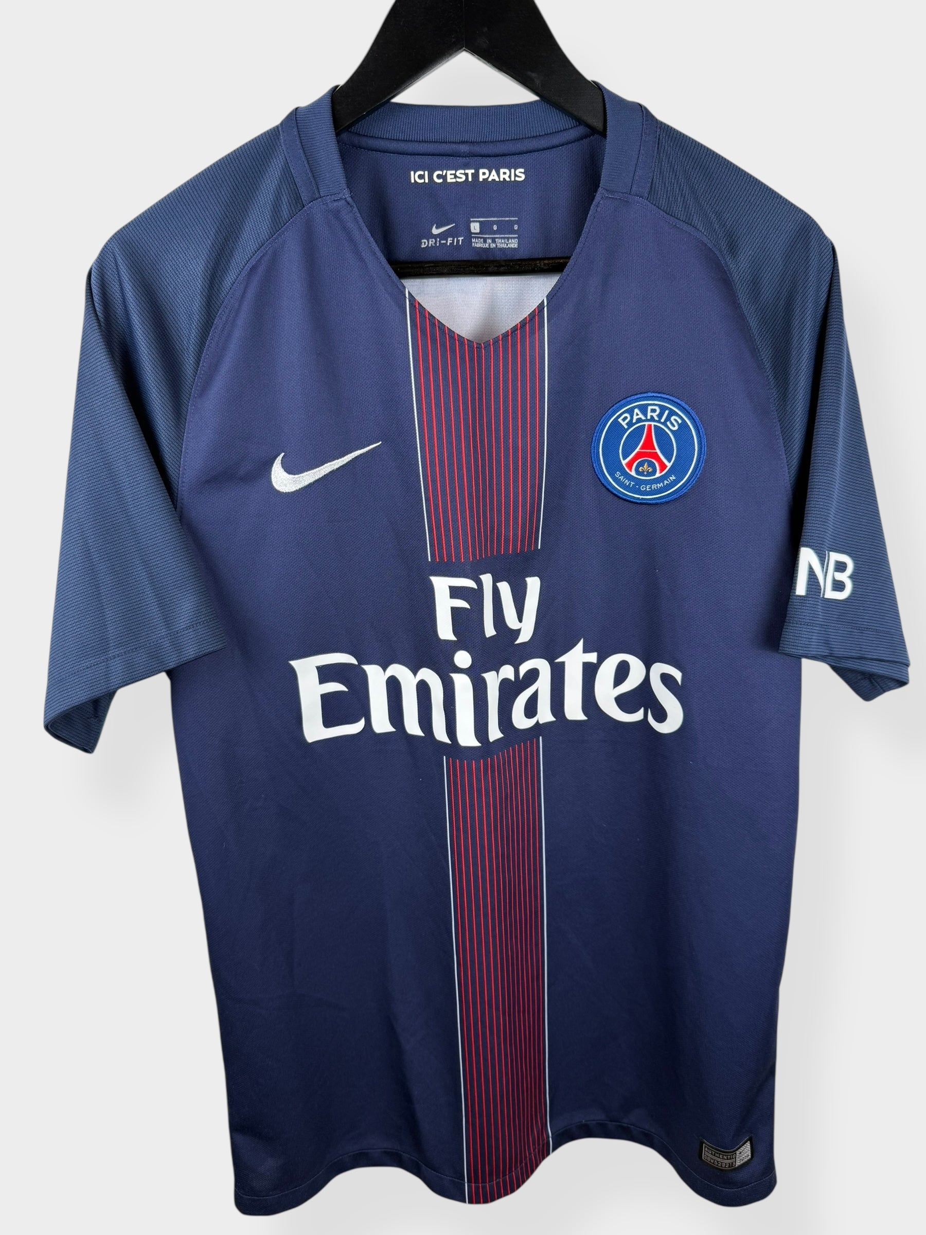 2016-17 PARIS SAINT-GERMAIN HOME SHIRT IBRAHIMOVIC #10 L