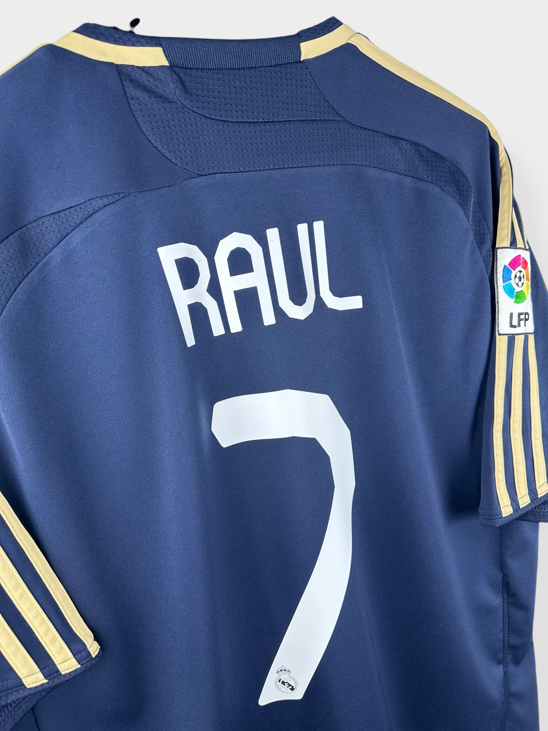 2007-08 REAL MADRID AWAY SHIRT RAUL #7 L