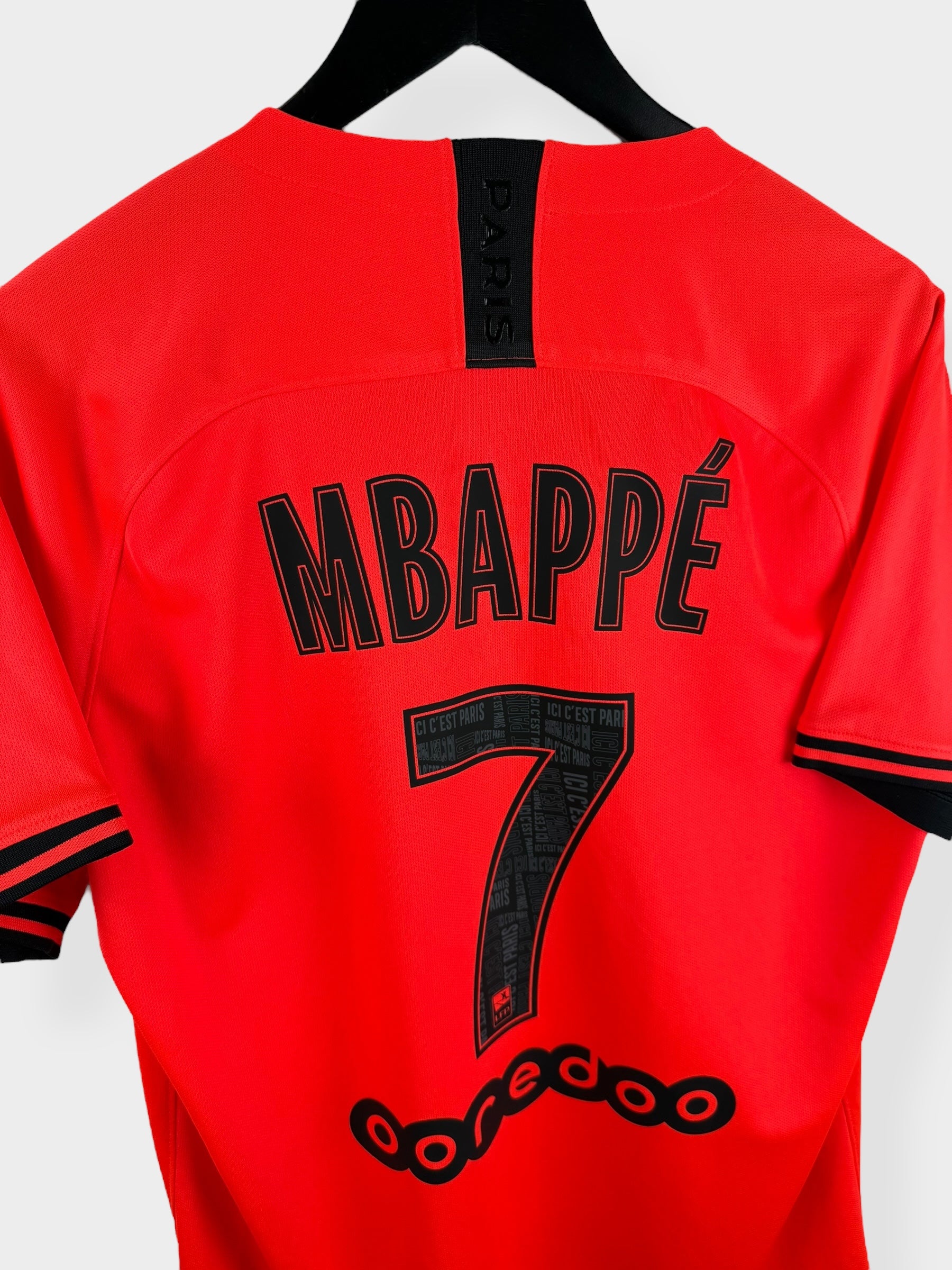 2019-20 PARIS SAINT-GERMAIN AWAY SHIRT MBAPPE #7 M - Authentic Football Club