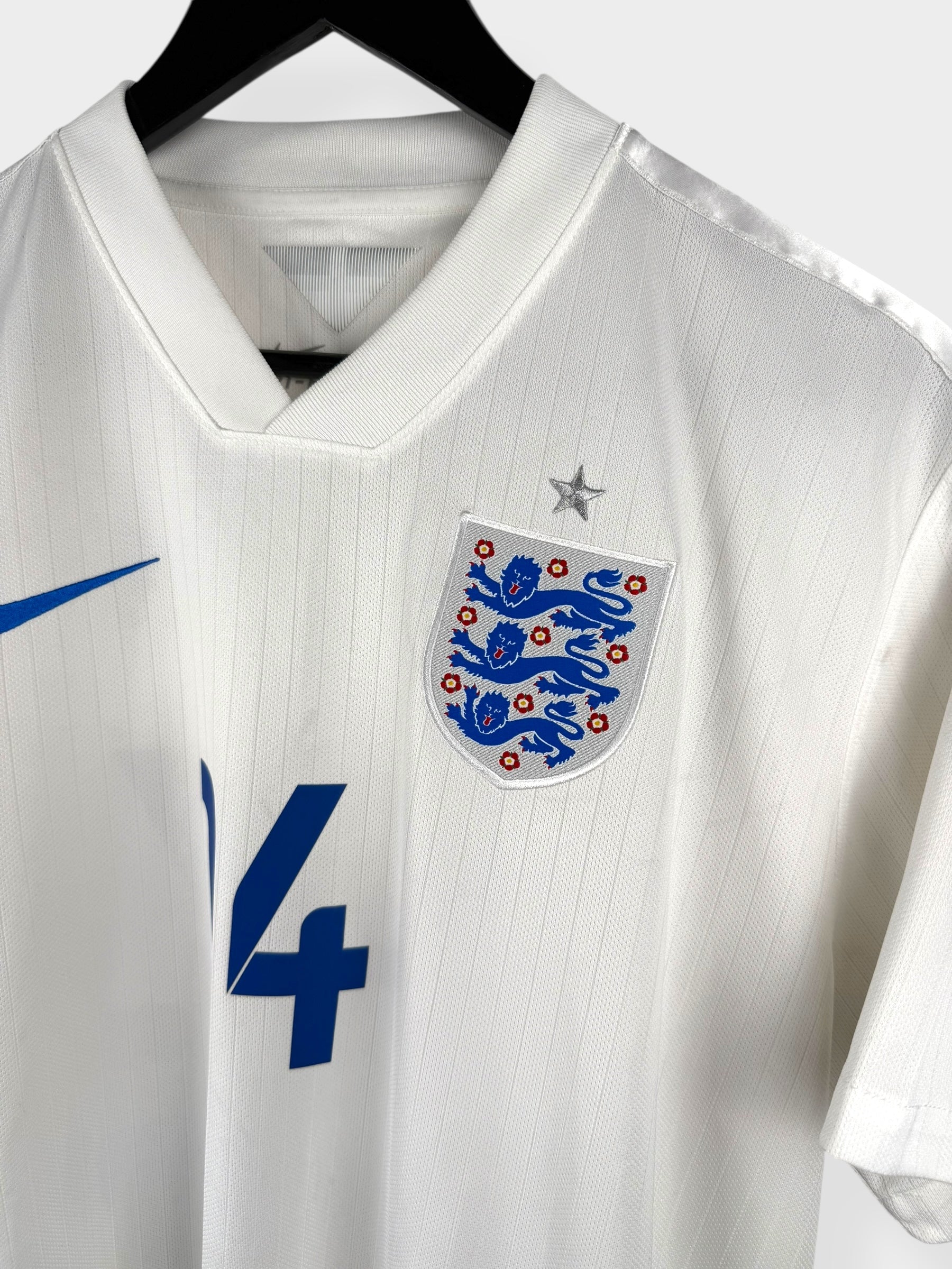 2014-15 ENGLAND HOME SHIRT SMALLING #14 L