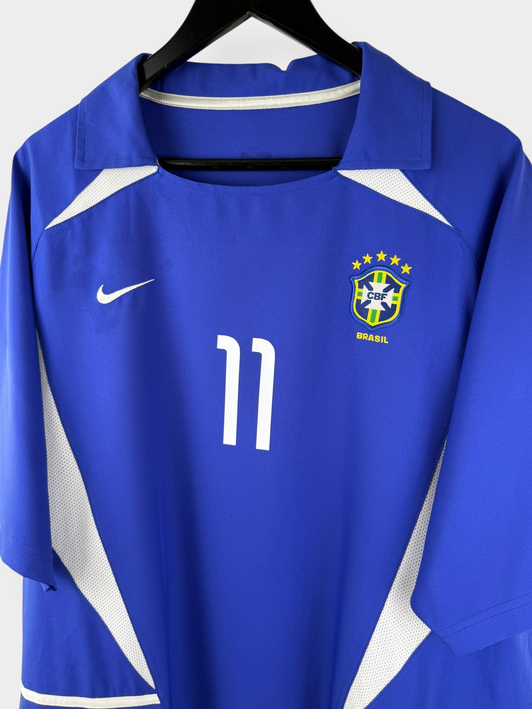 2002-04 BRAZIL AWAY SHIRT RONALDINHO #11 XL