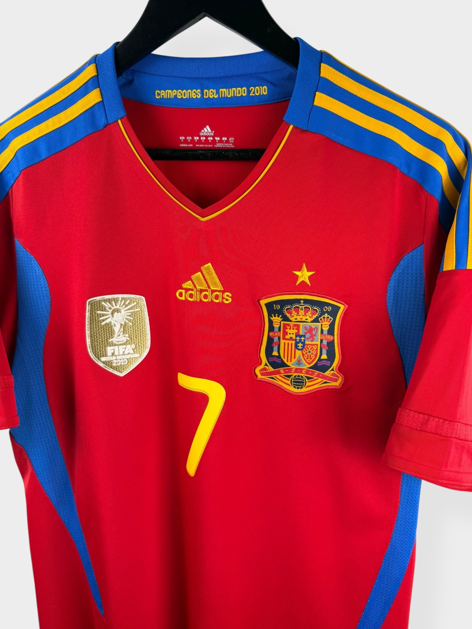2010-11 SPAIN THUISSHIRT DAVID VILLA #7 M