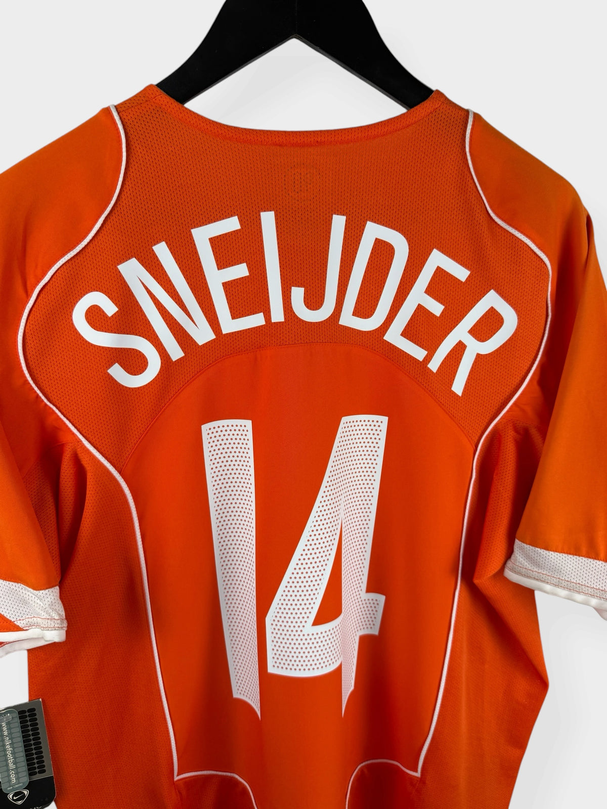 2004-06 NETHERLANDS HOME SHIRT SNEIJDER #14 L - Authentic Football Club