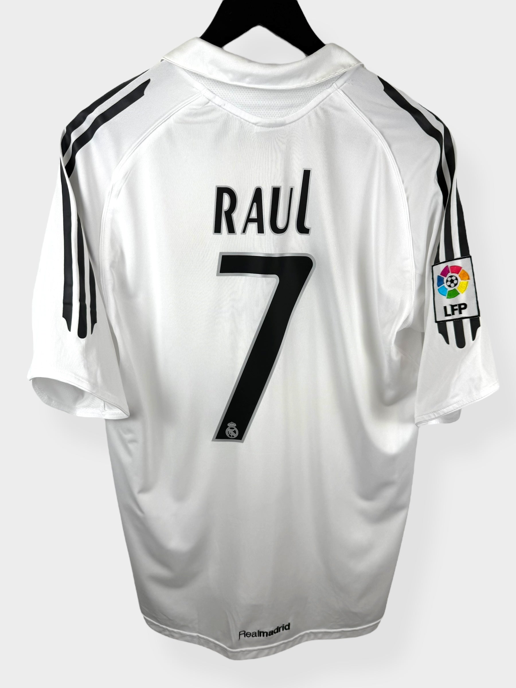 2004-05 REAL MADRID HOME SHIRT RAUL #7 M - Authentic Football Club