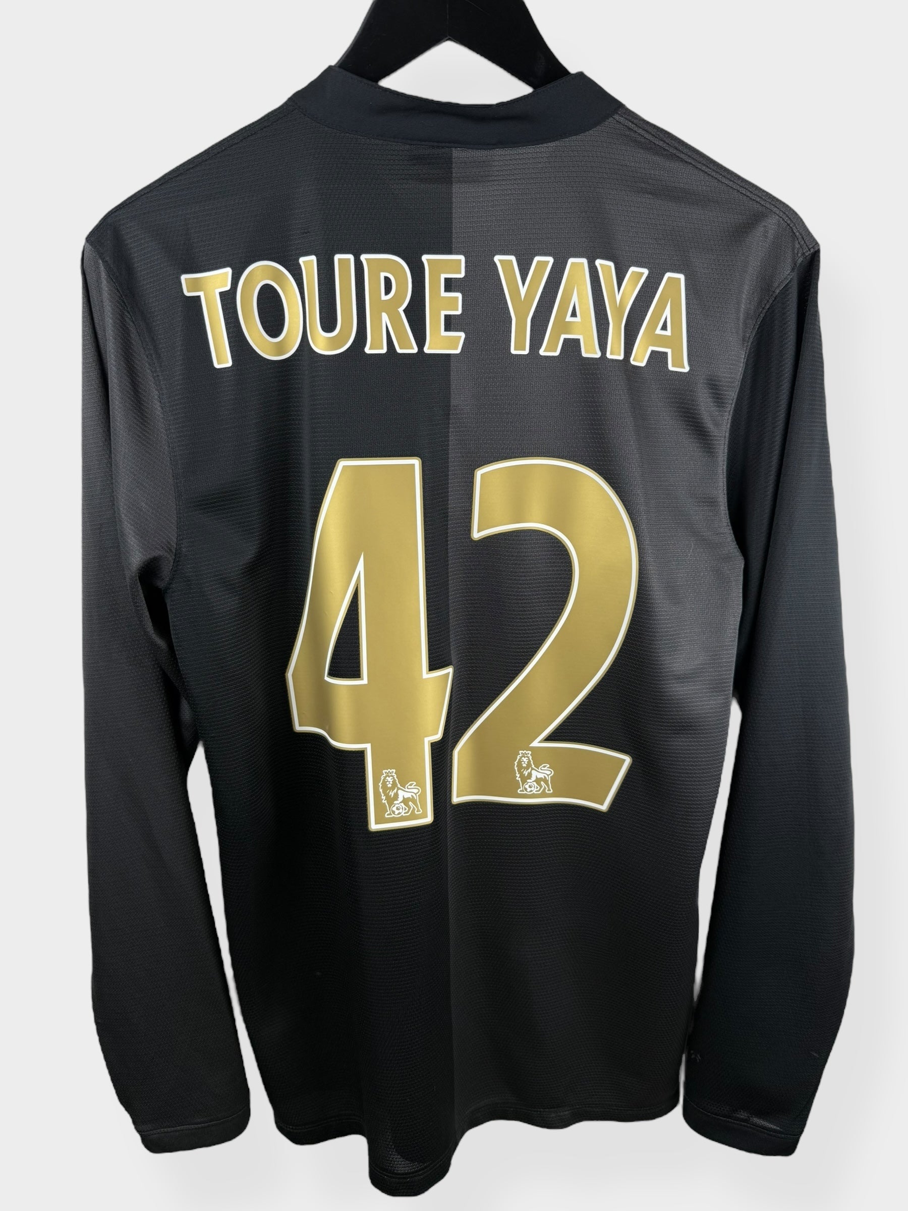 2013-14 MANCHESTER CITY AWAY SHIRT TOURE YAYA #42 S LS