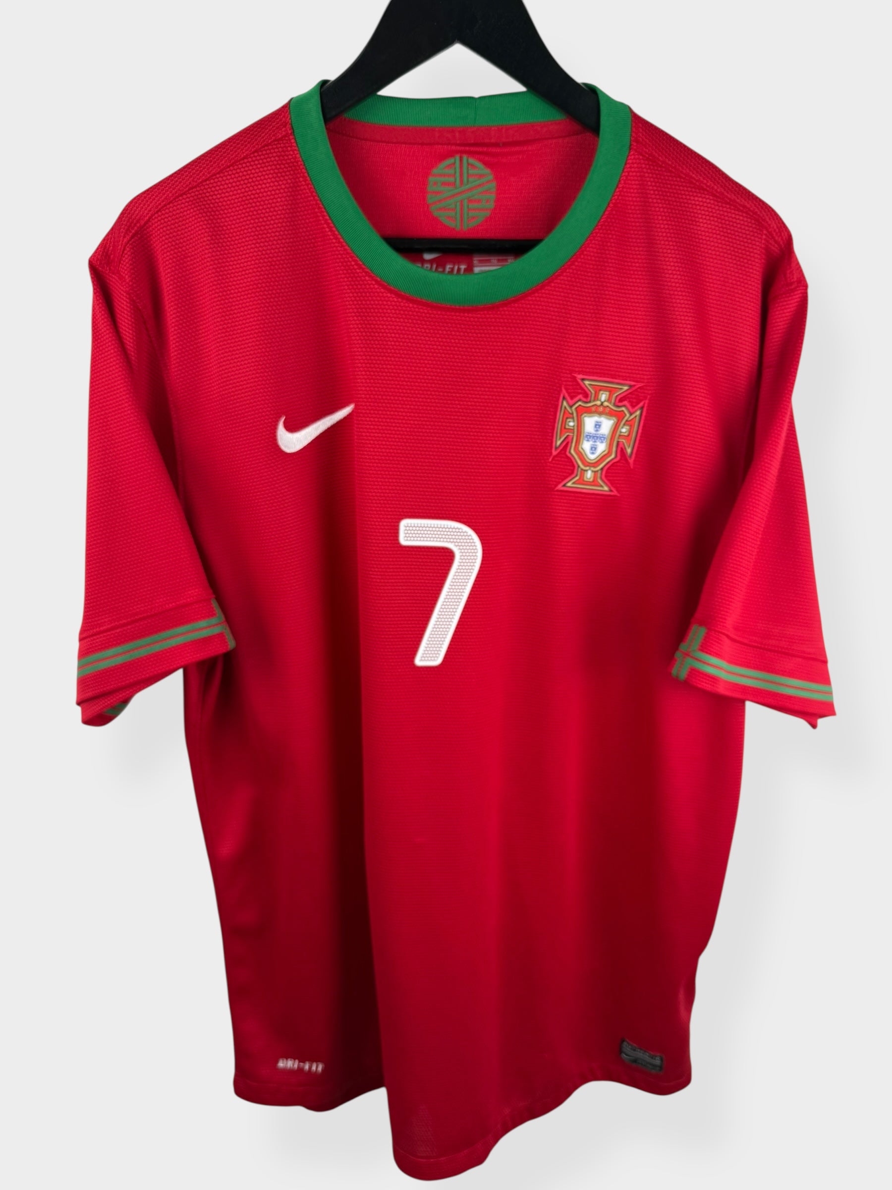 2012-13 PORTUGAL HOME SHIRT RONALDO #7 XL - Authentic Football Club