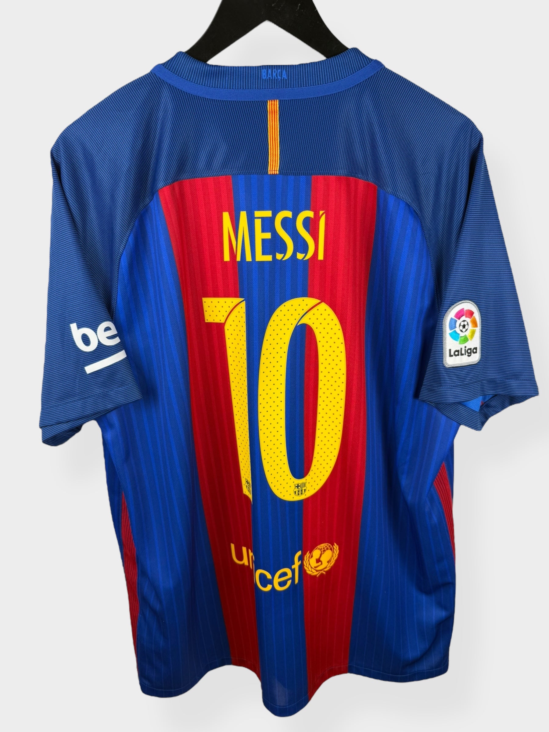 2016-17 BARCELONA HOME SHIRT MESSI #10 XL - Authentic Football Club