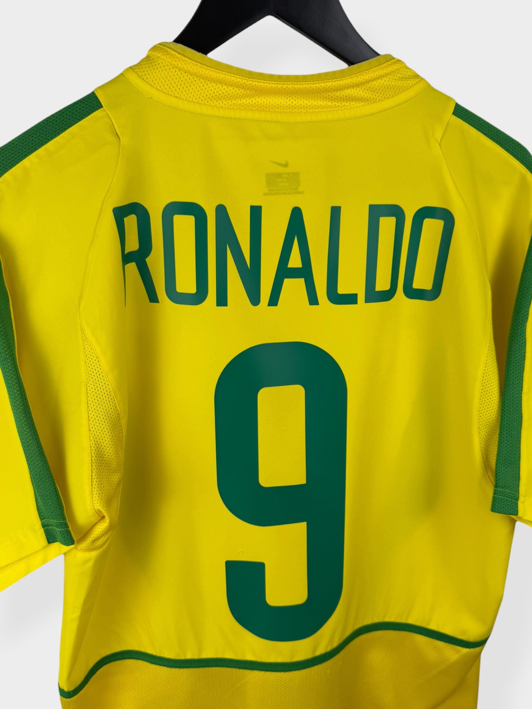 MAILLOT DOMICILE BRÉSIL 2002-04 RONALDO #9 M