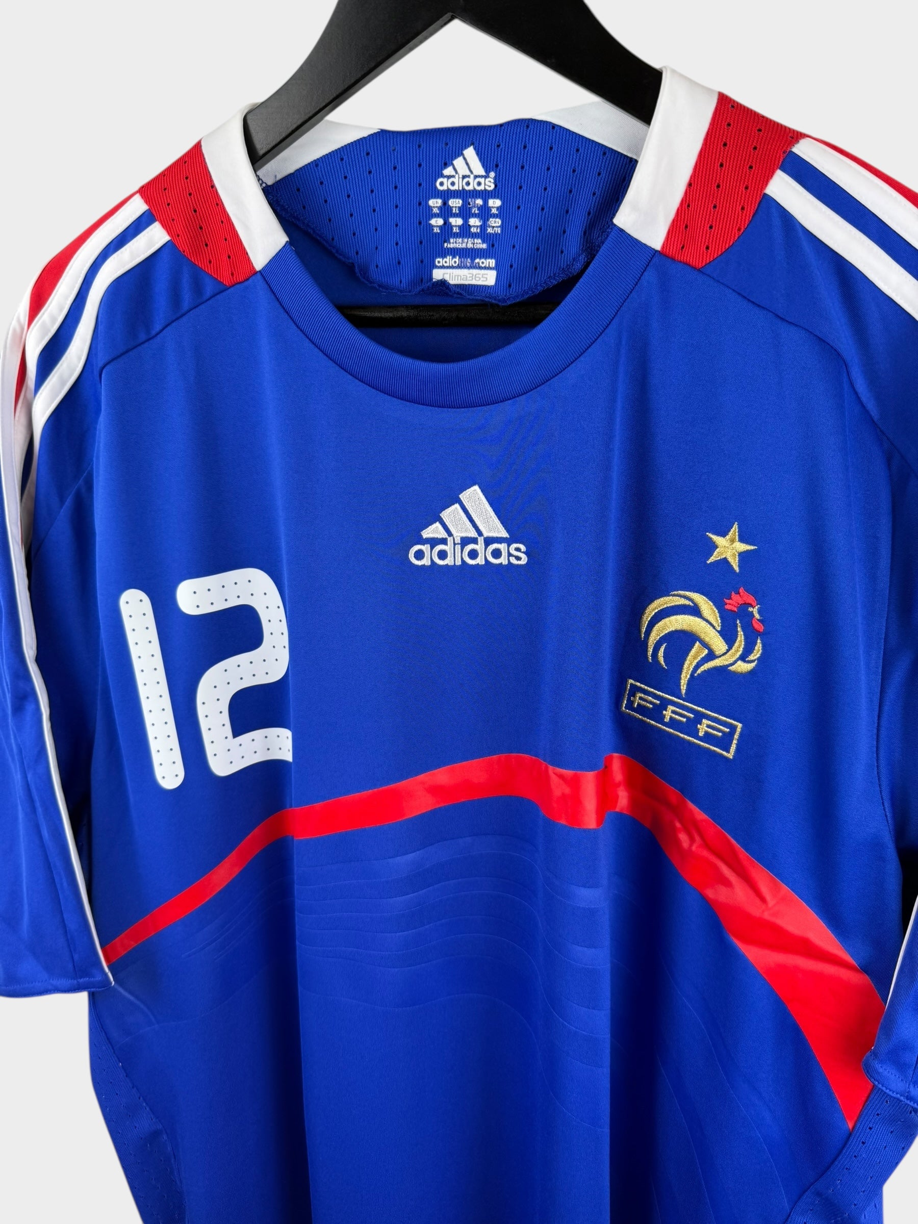 2007-08 FRANCE HOME SHIRT HENRY #12 XL - Authentic Football Club