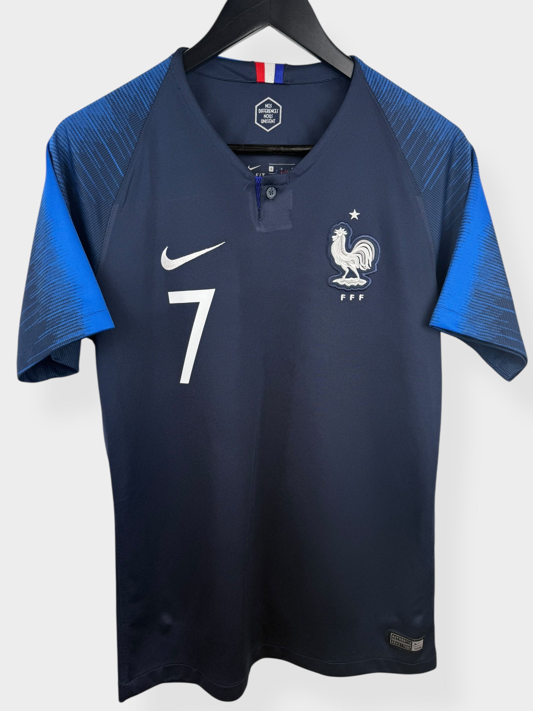 2018-19 FRANCE HOME SHIRT GRIEZMANN #7 S
