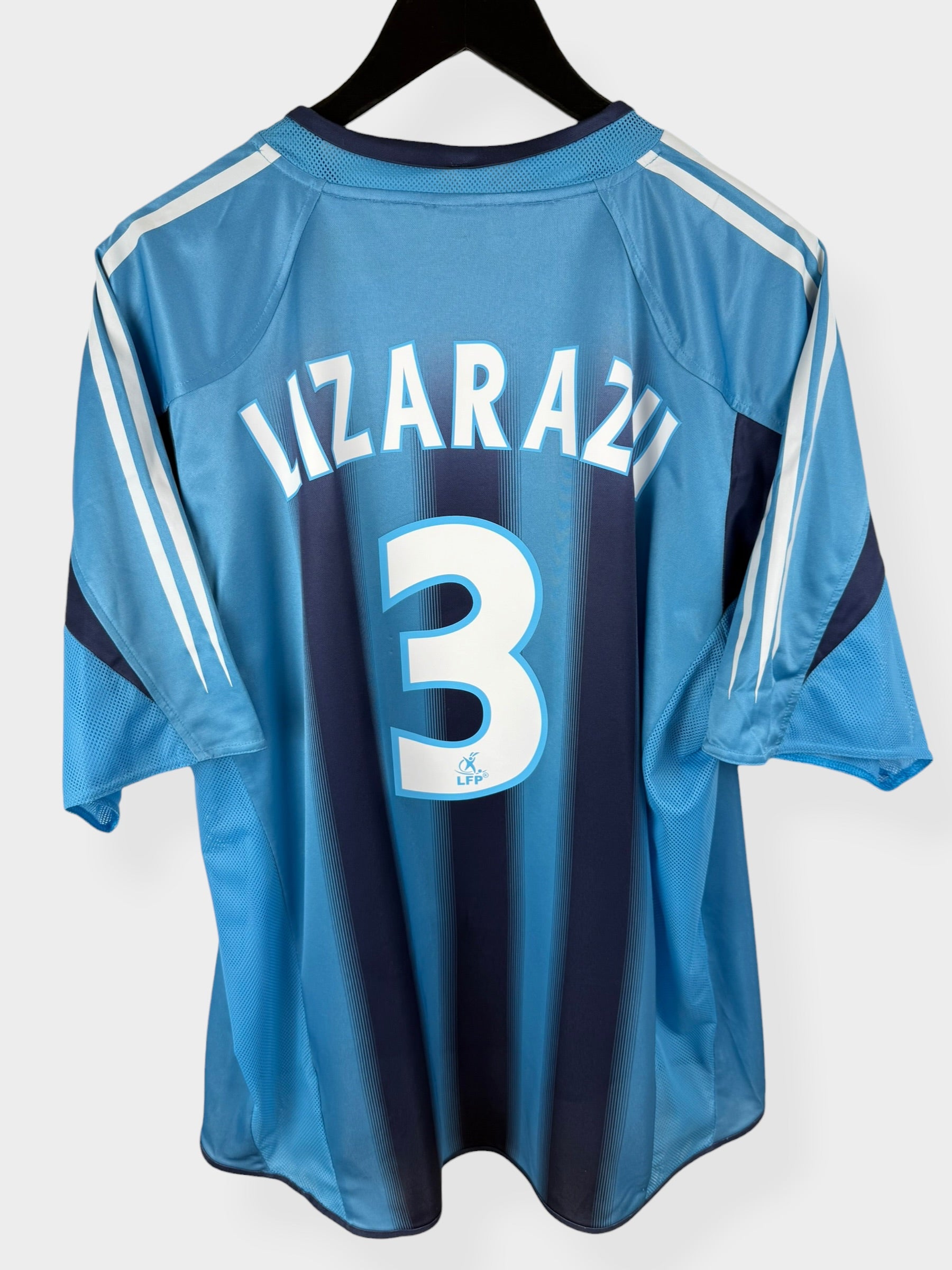2004-05 OLYMPIQUE MARSEILLE UITSHIRT LIZARRAZO #3 XL