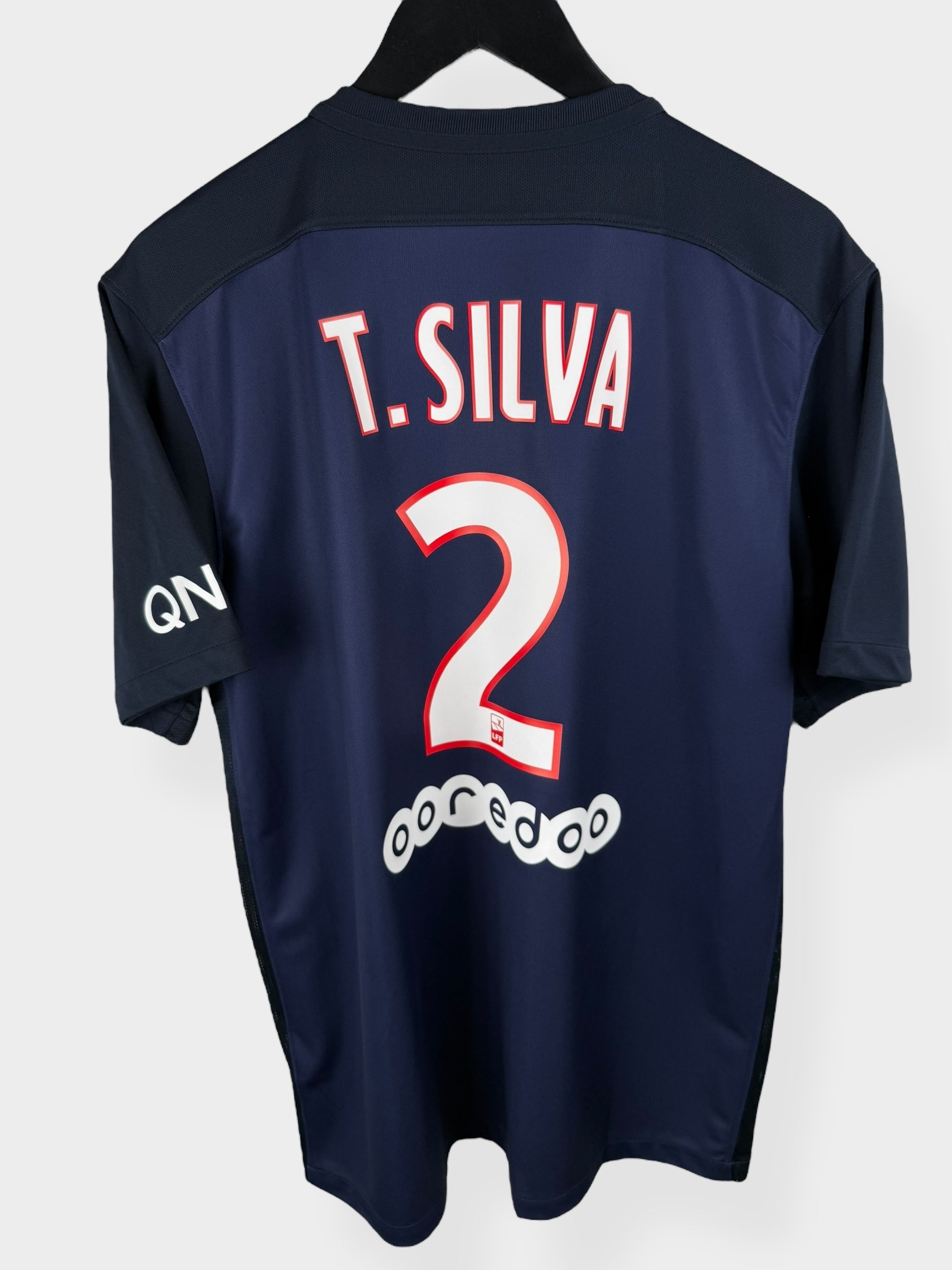 2015-16 PARIS SAINT-GERMAIN HOME SHIRT T. SILVA #2 L